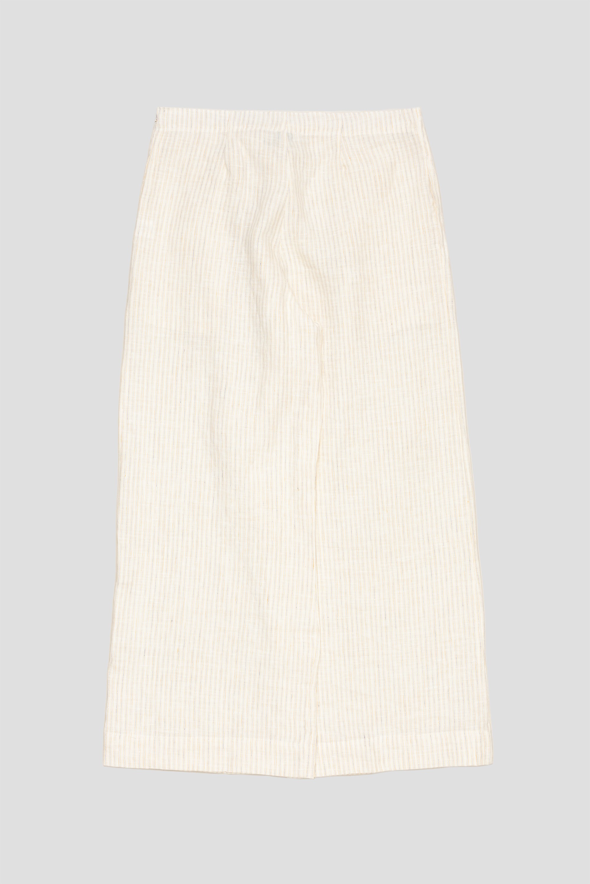 Fold Pant Linen Story Stripe