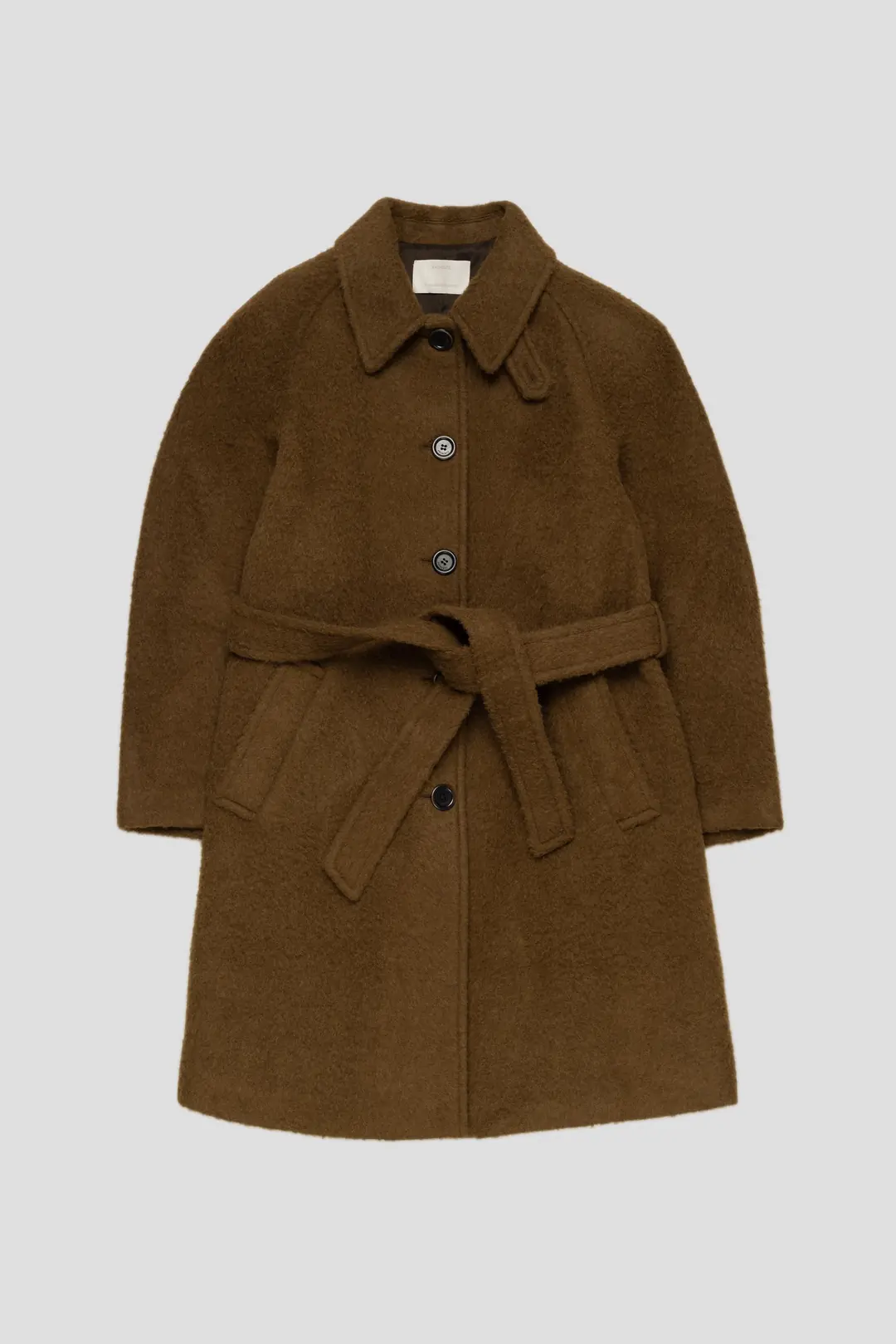 新品未使用 AMOMENTO アモーメント　Alpaca Raglan Coat Alpaca Raglan Coat Brown | Shelter
