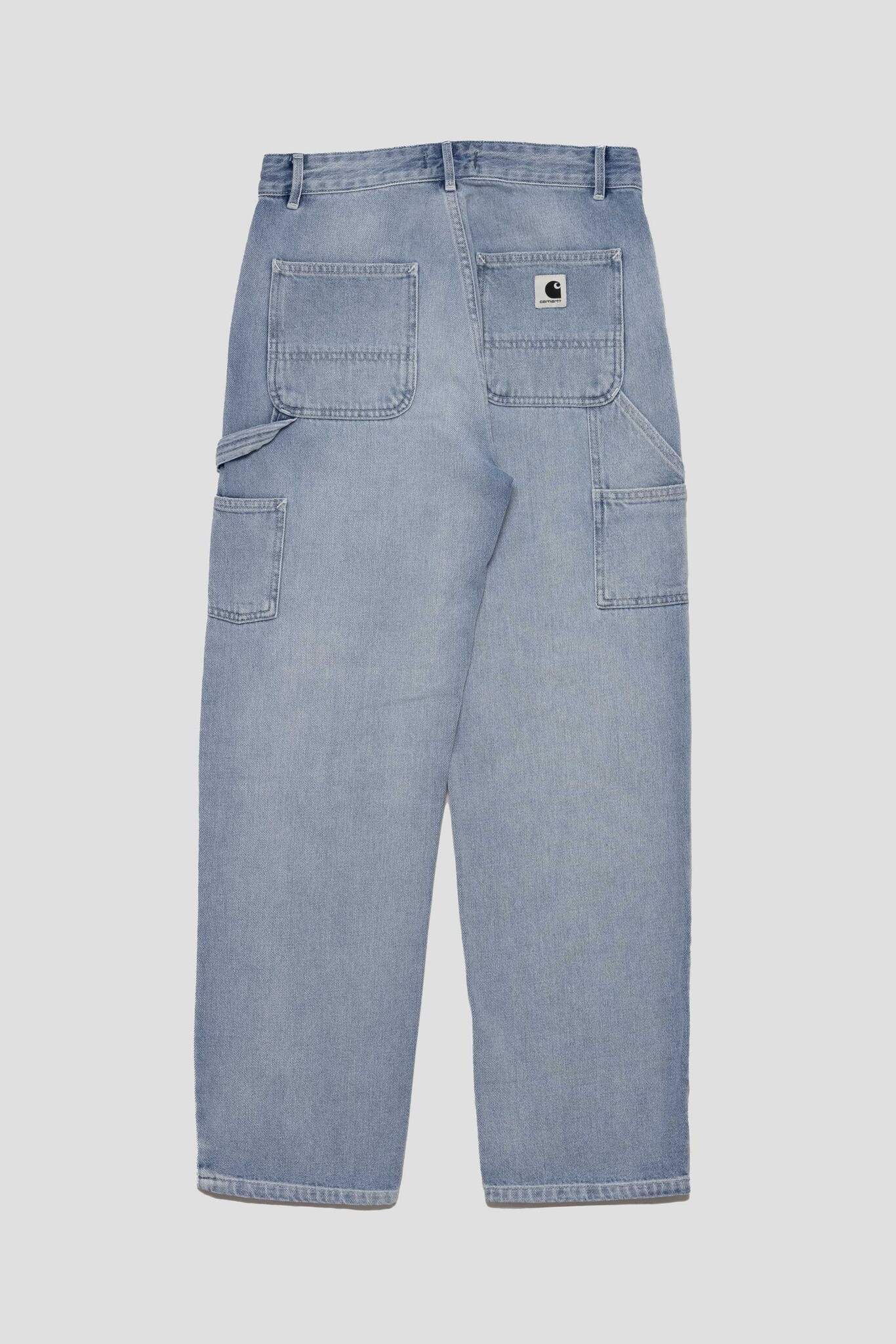 W Pierce Pant Straight Blue Light Stone Washed