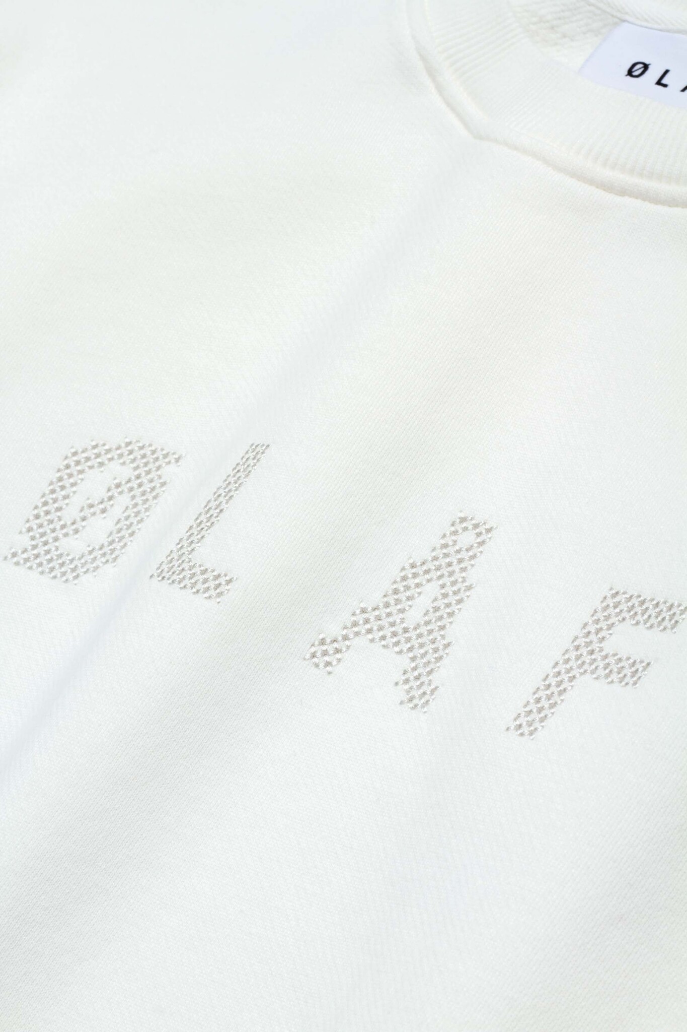 Cross Stitch Crewneck White