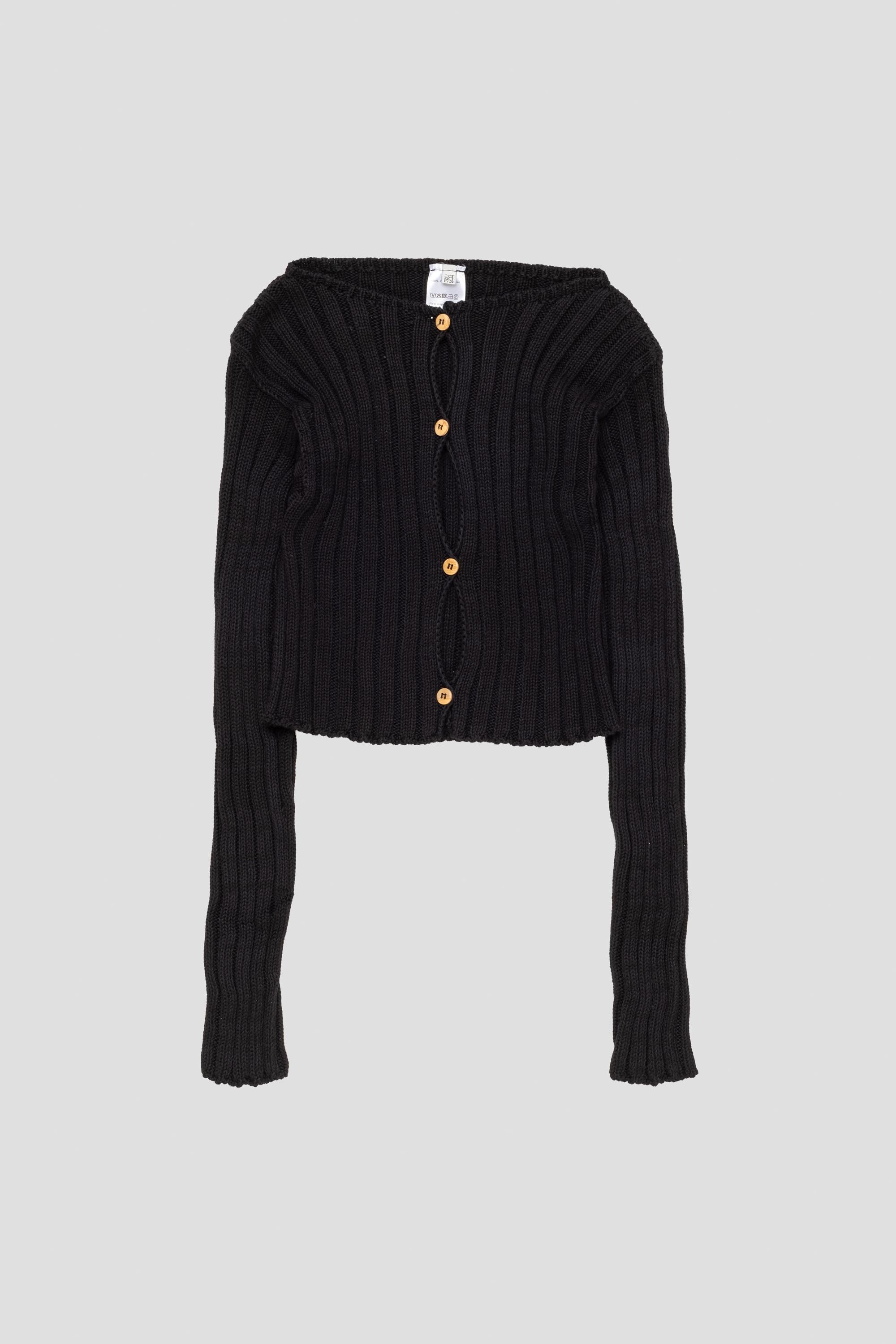 Macau Cardigan Black