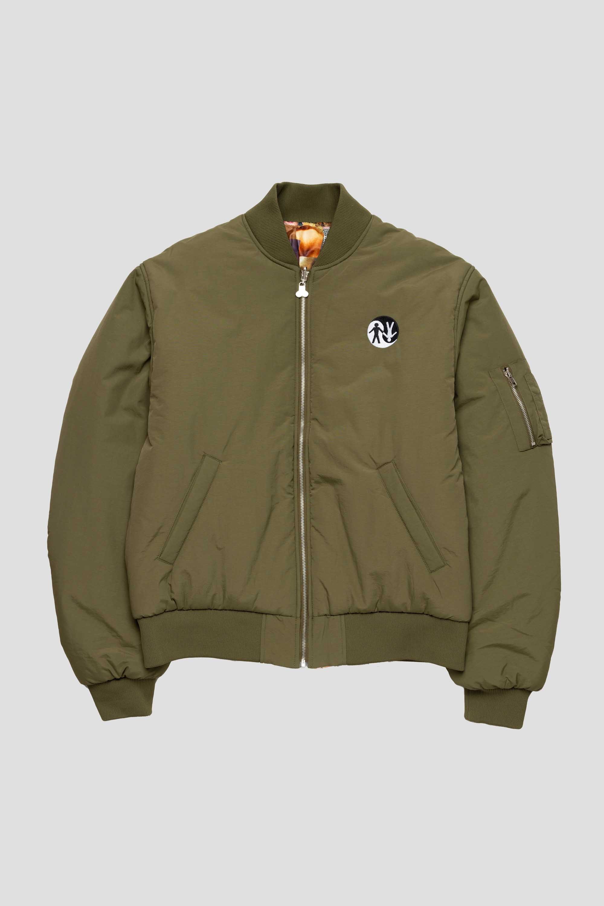 Desire Connections Bomber Khaki