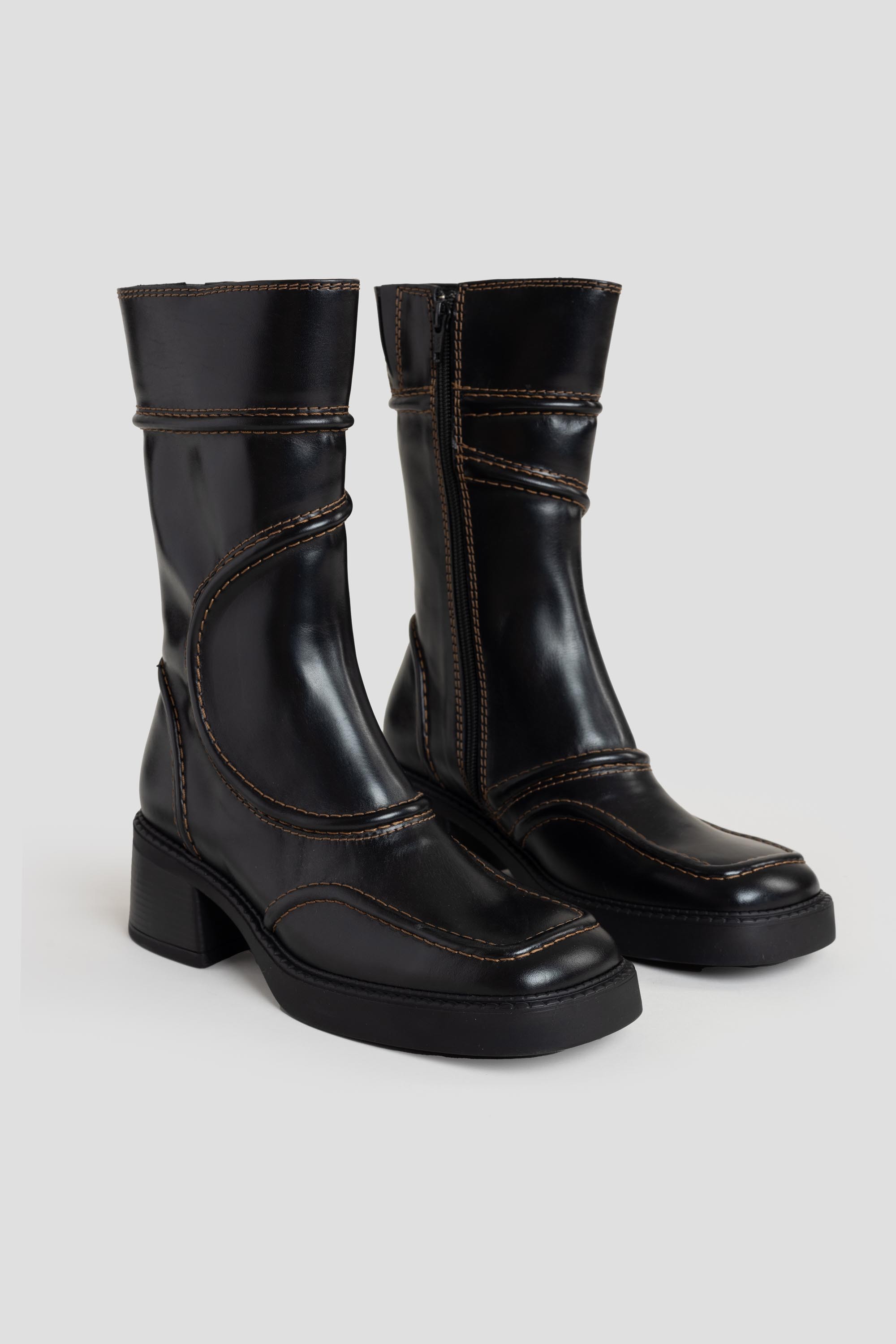 Malene Boots Black/Brown