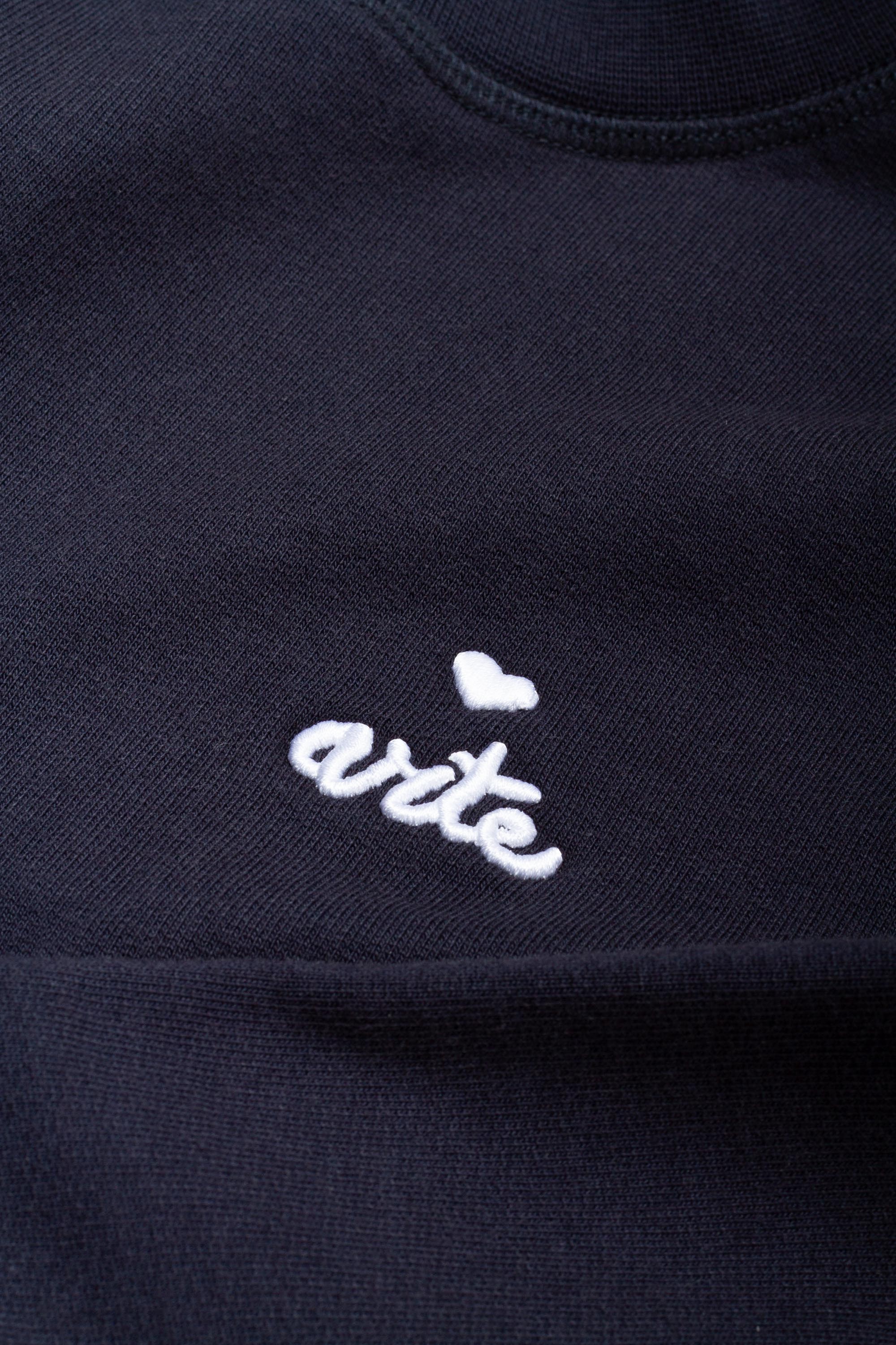 Heart Crewneck Navy