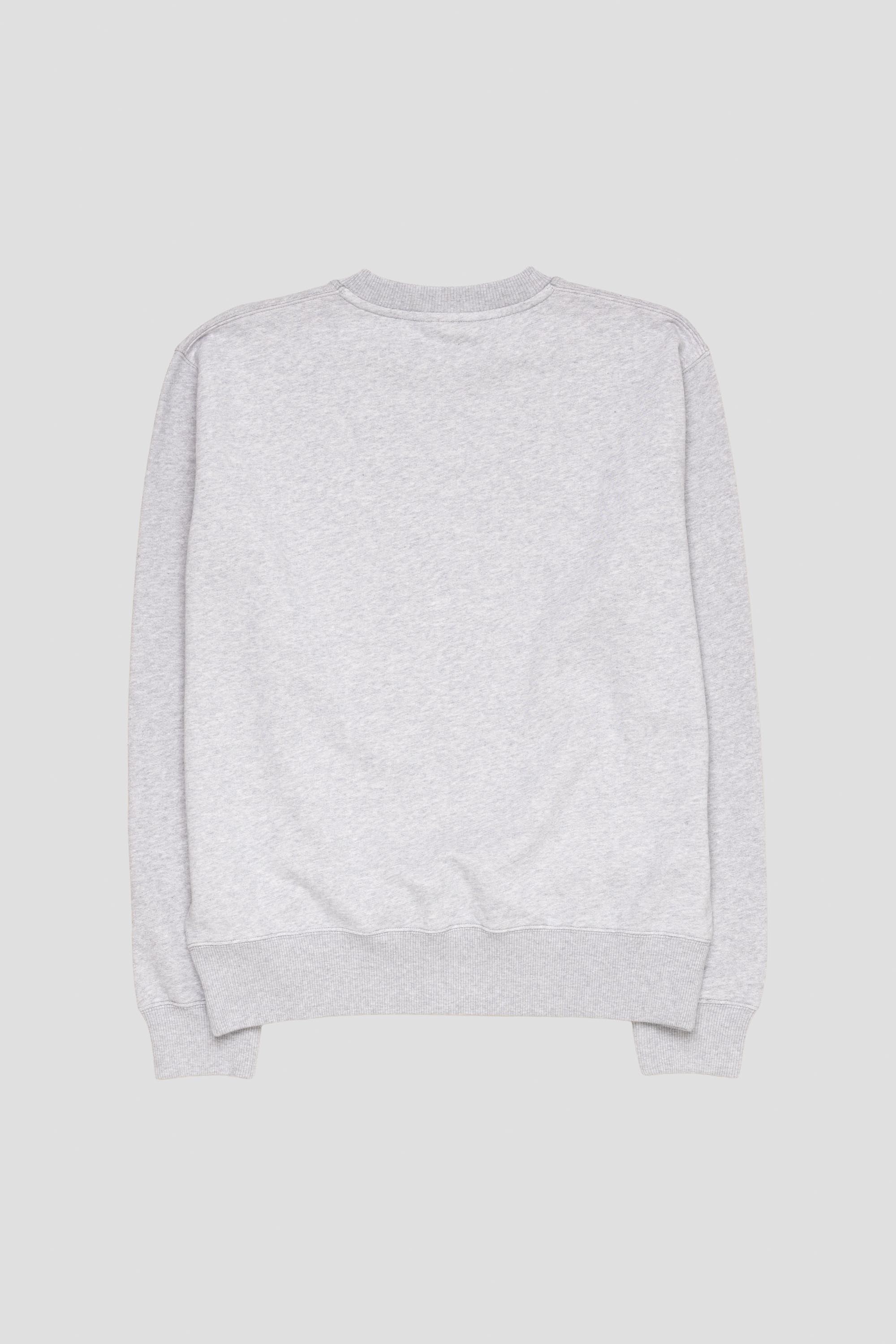 Stitched Varsity Crewneck Heather Grey