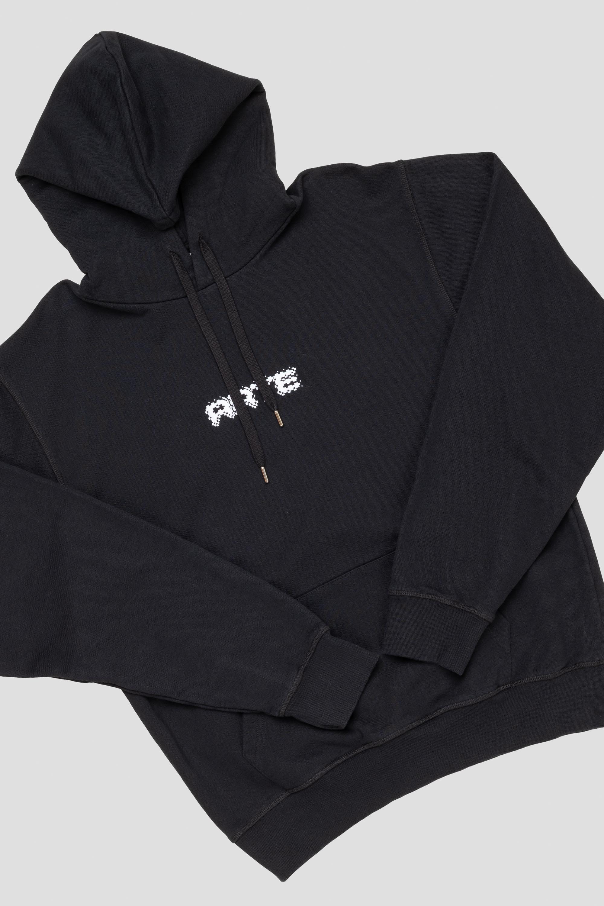 Pixel Hoodie Black