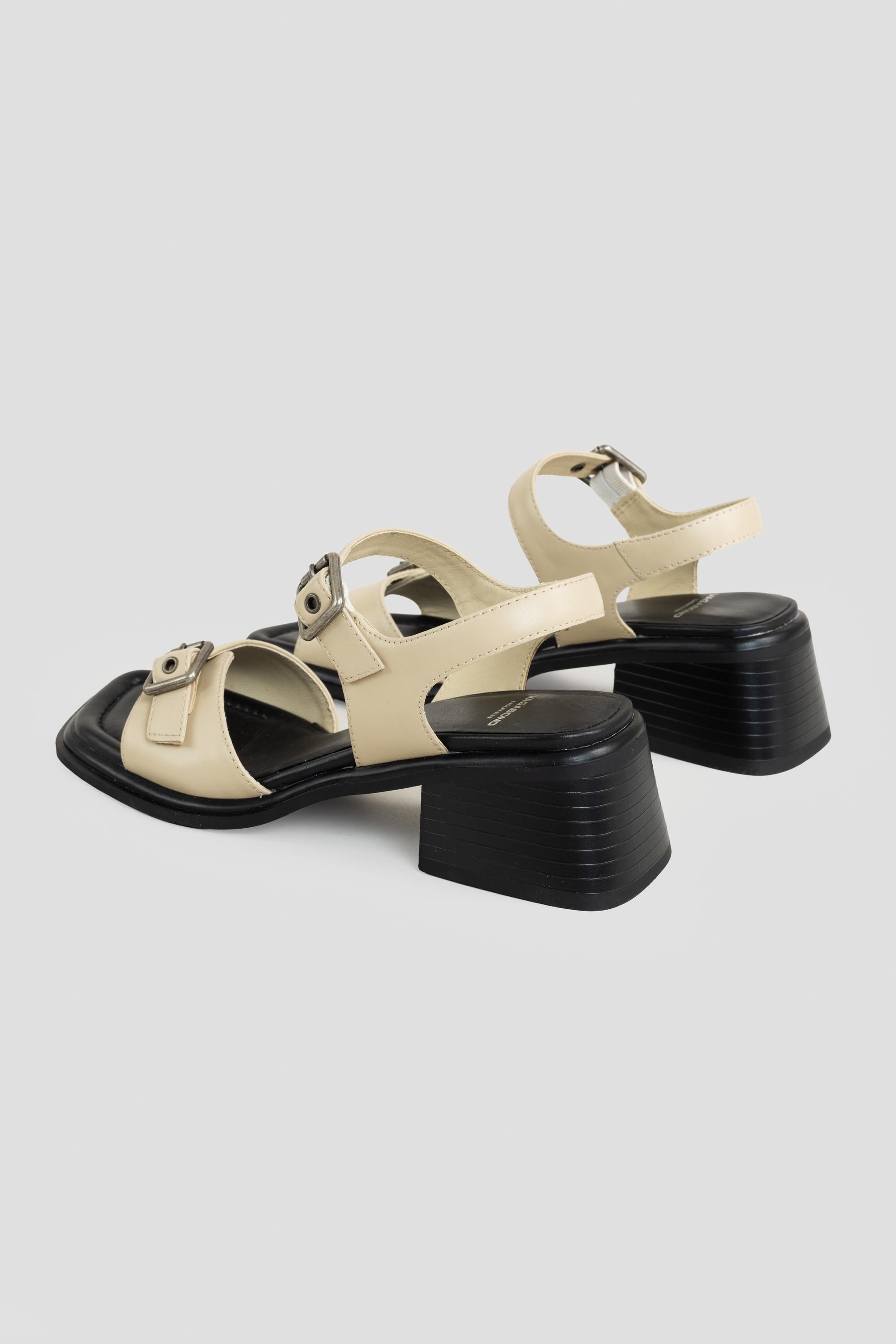 Ines Heeled Sandals Cream