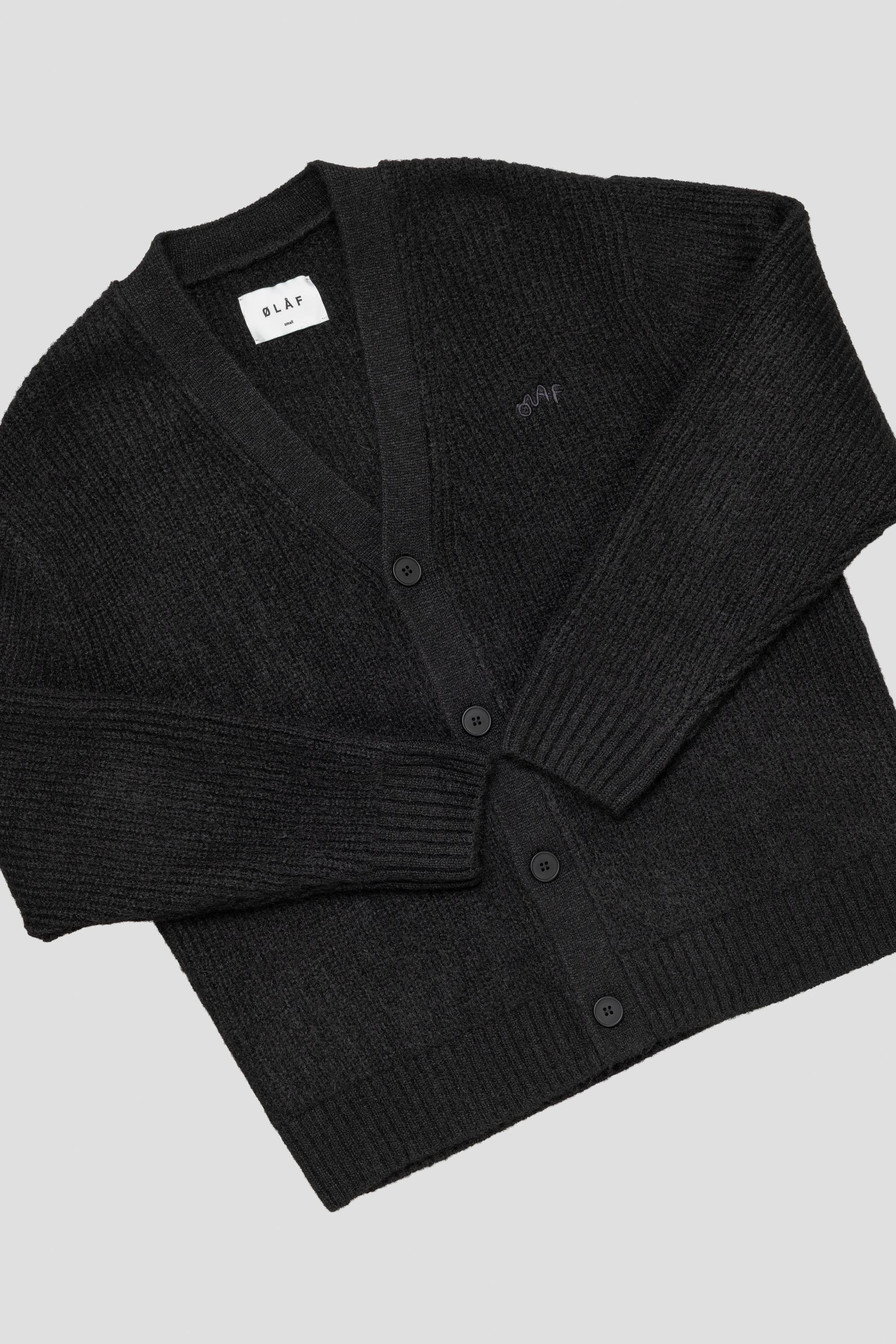 Signature Knitted Cardigan Black