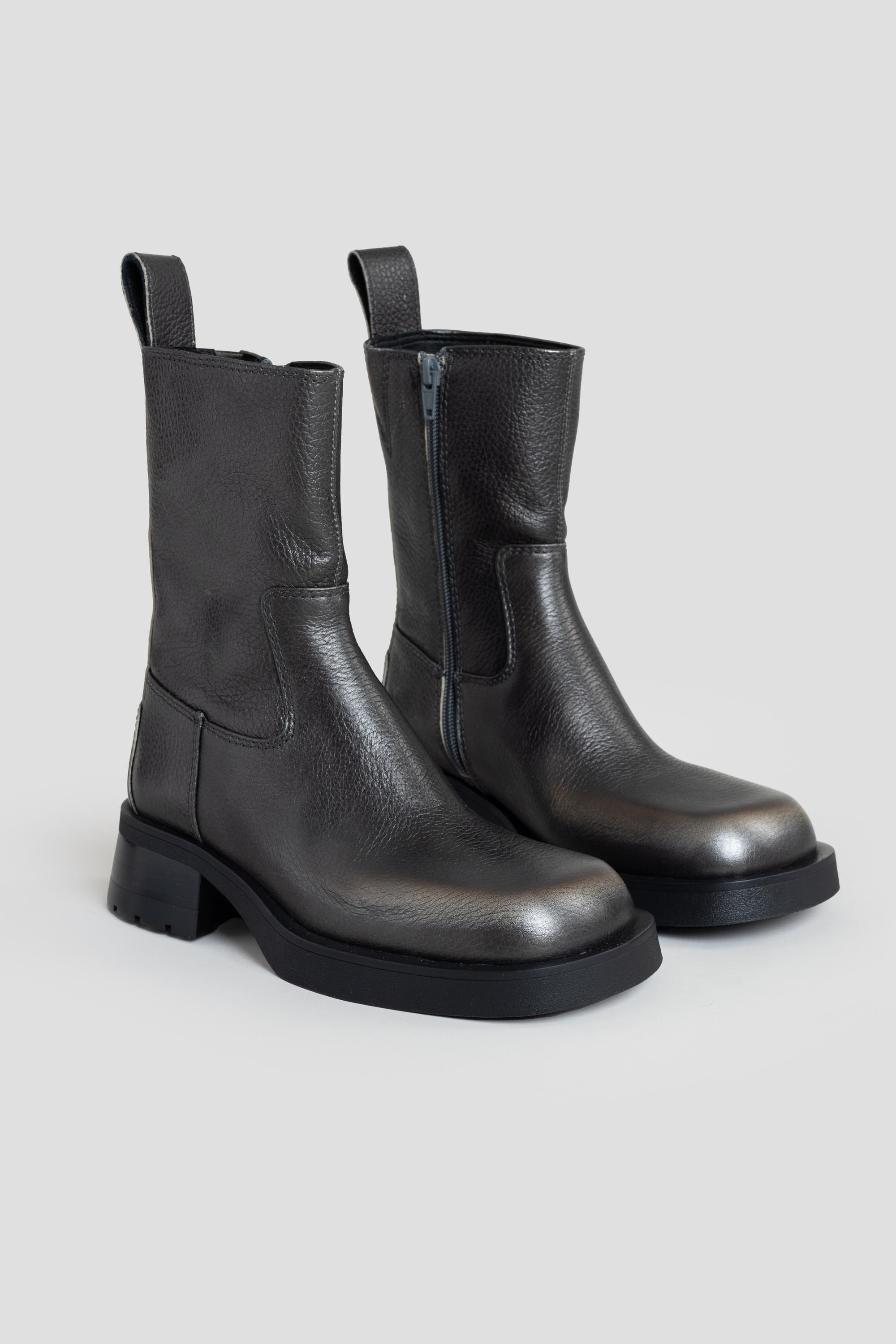 Yolanda Boots Brushed Silver