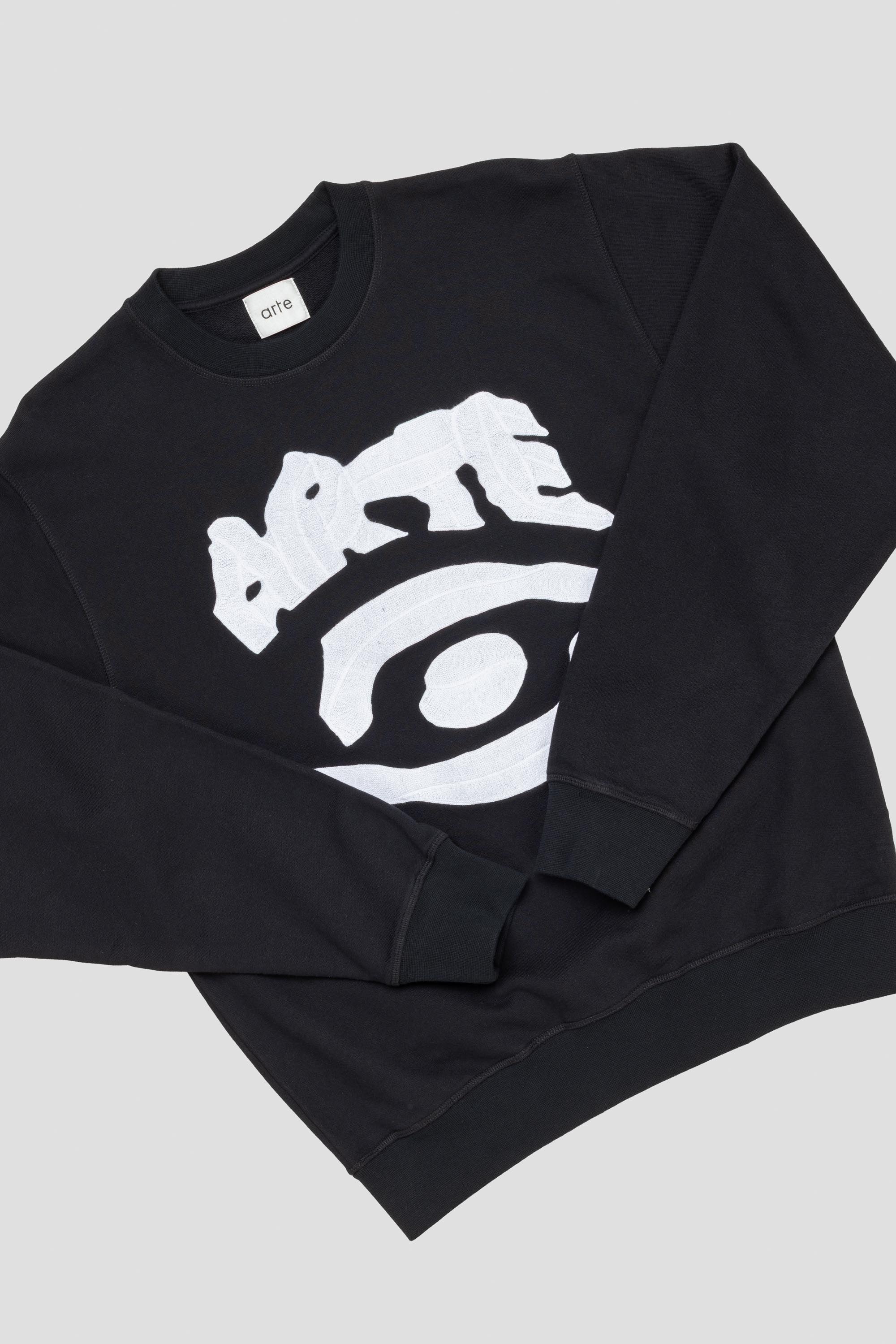 Eye Front Crewneck Black