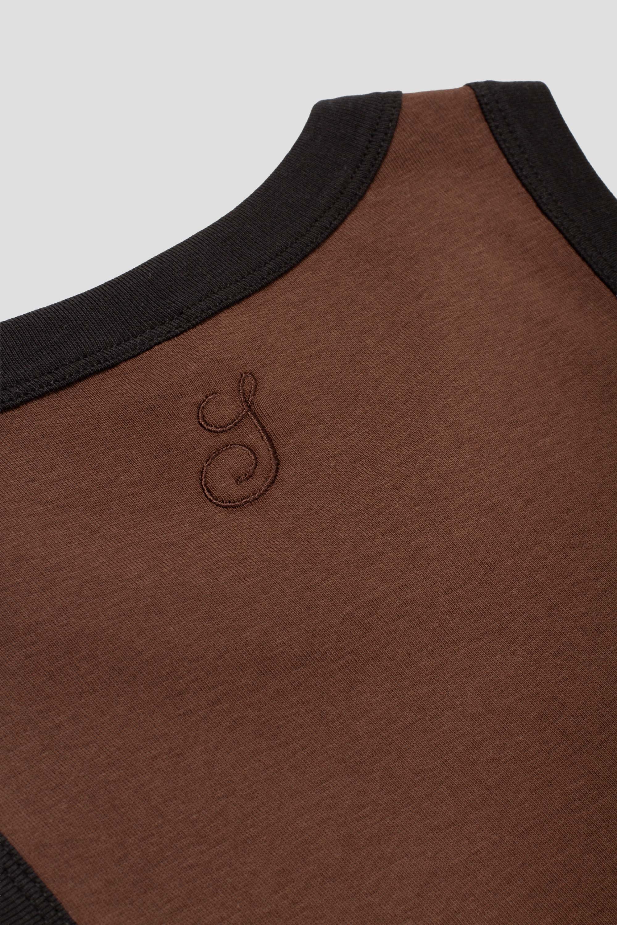 June Tanktop Brown/Black