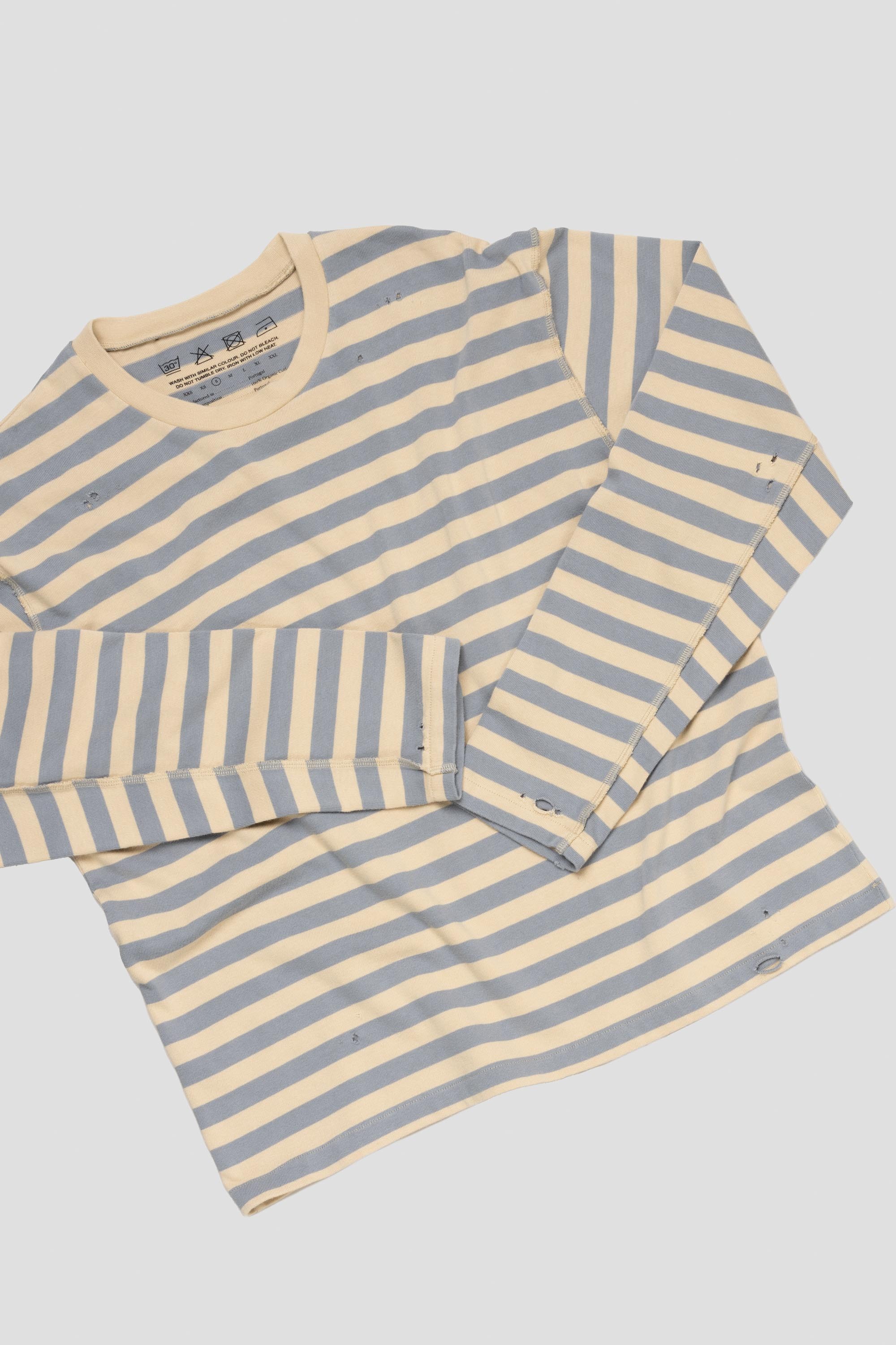 Wide Stripe Sweater Greige