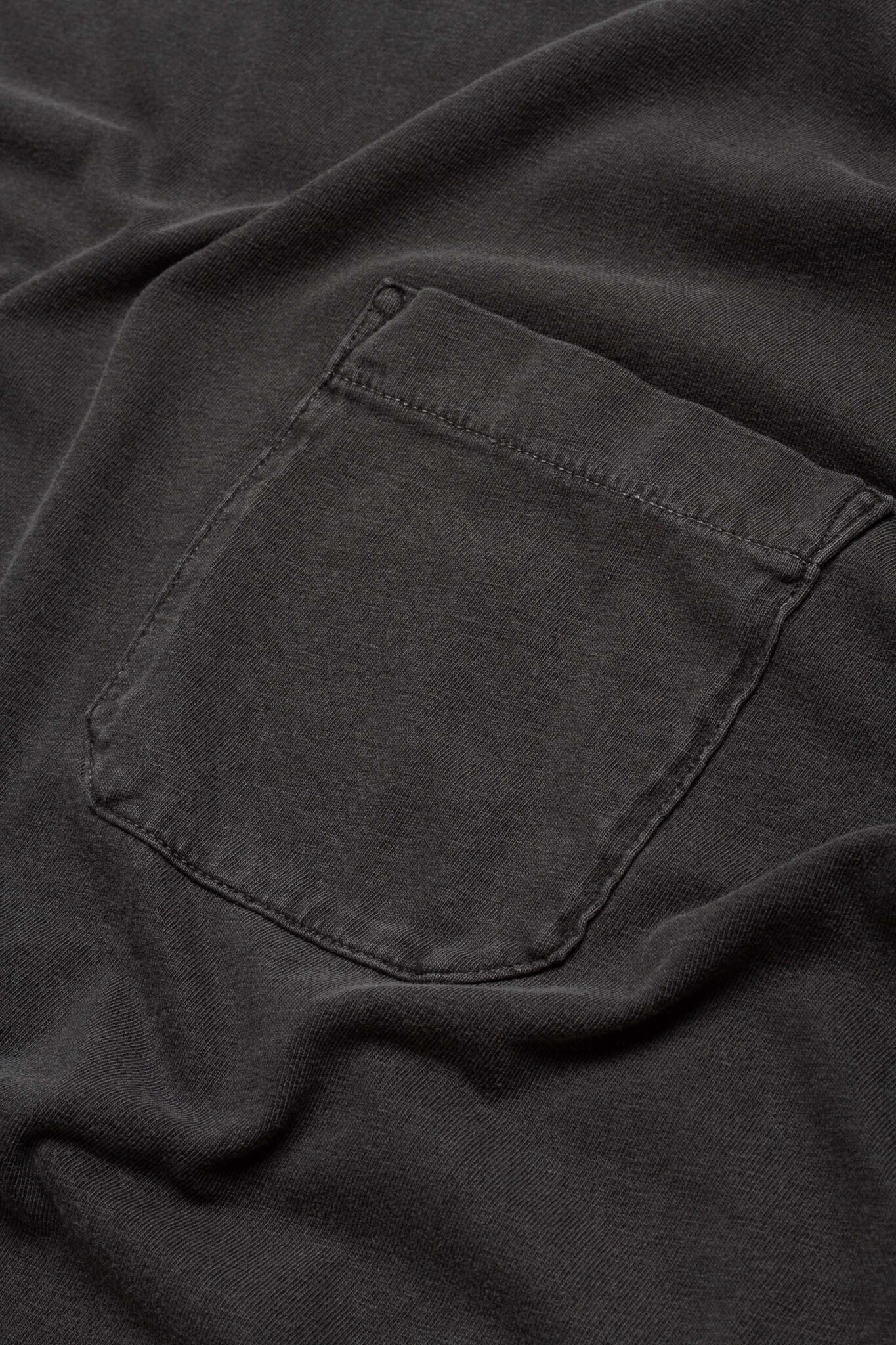 SS Jersey Tee Black Pigment Dyed