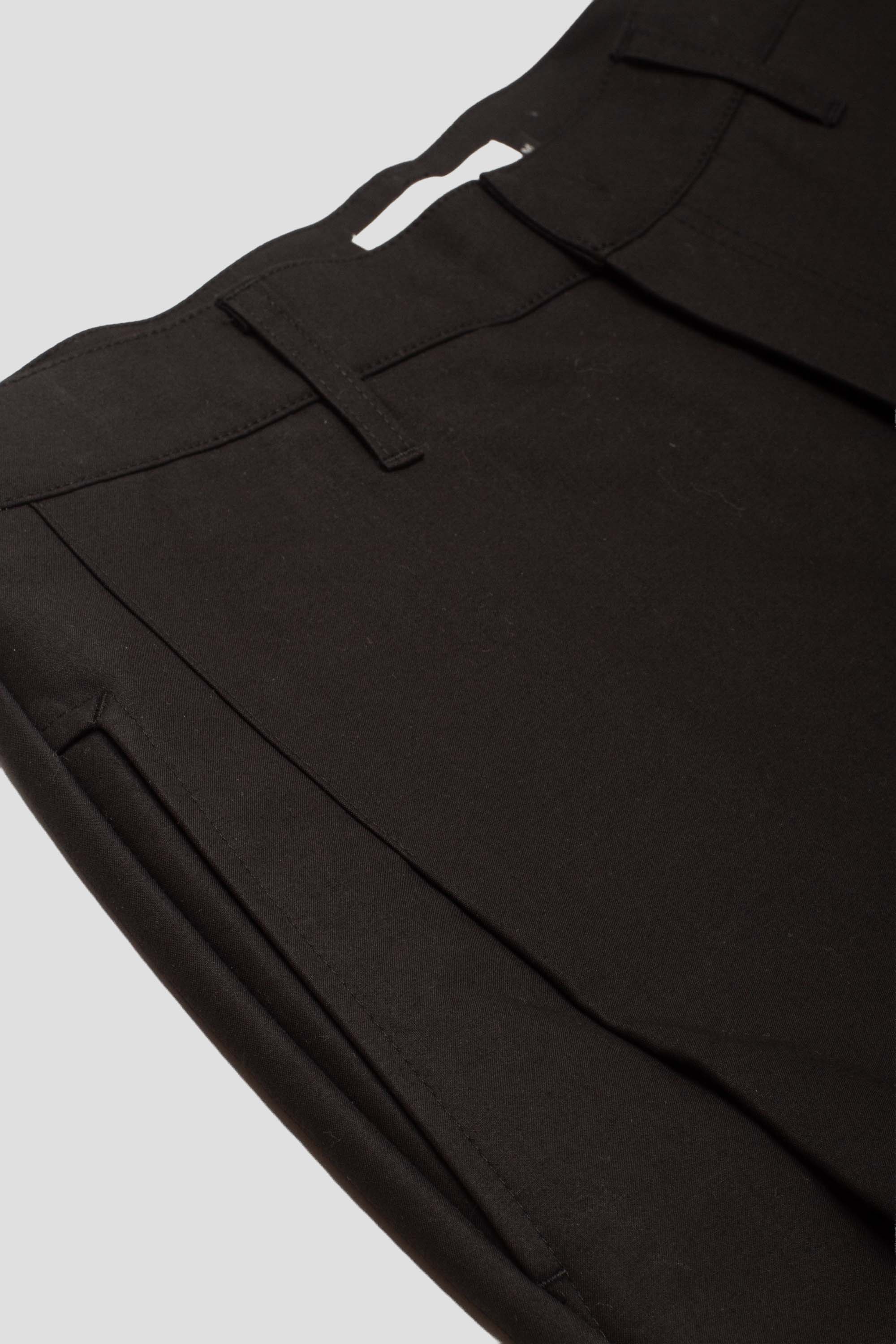 Snap Garconne Pants Black