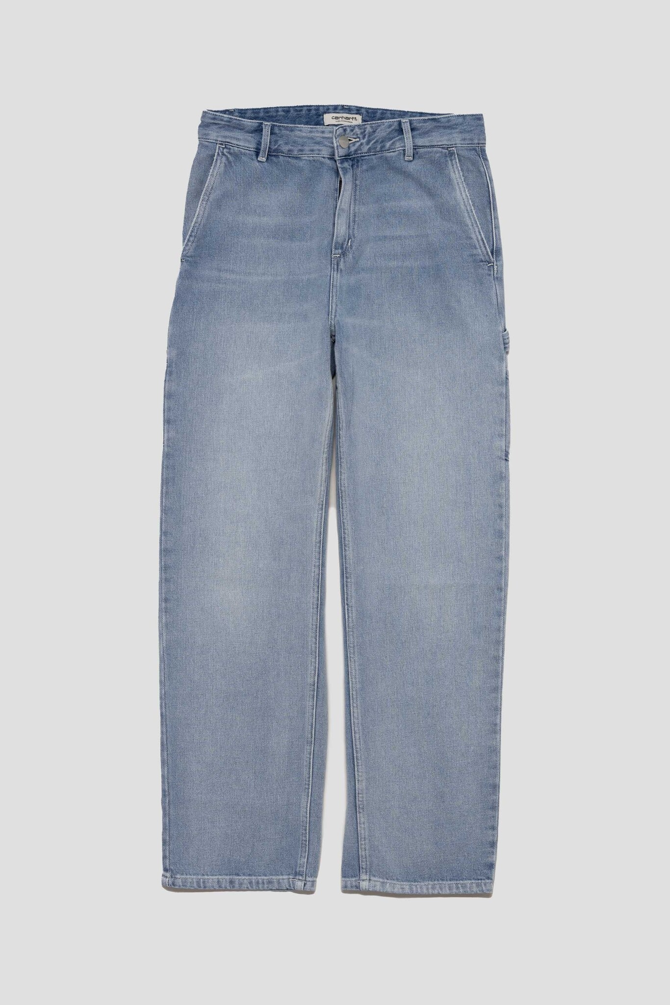 W Pierce Pant Straight Blue Light Stone Washed