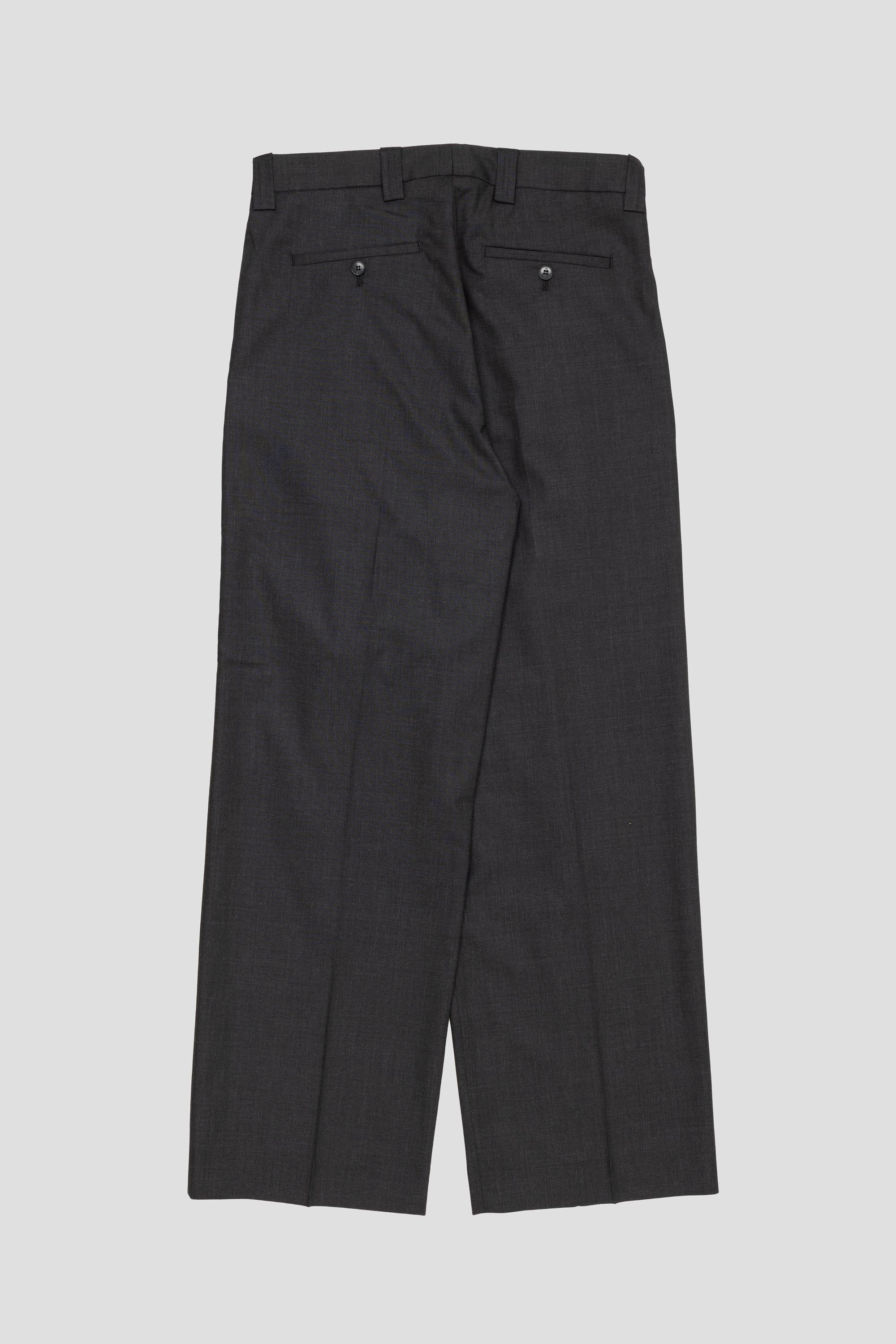 Classic Trousers Dark Grey Wool