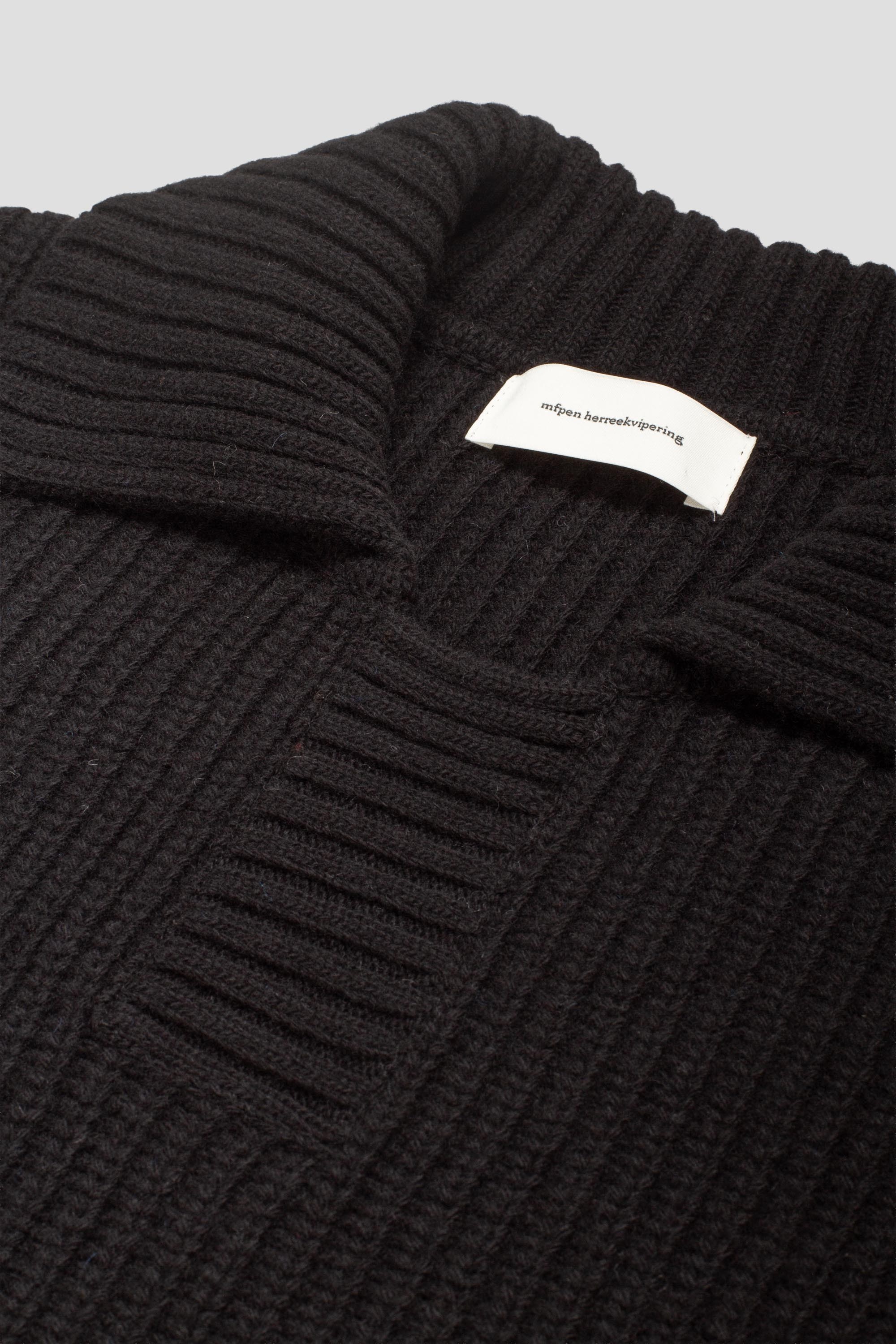 Collar Sweater Black