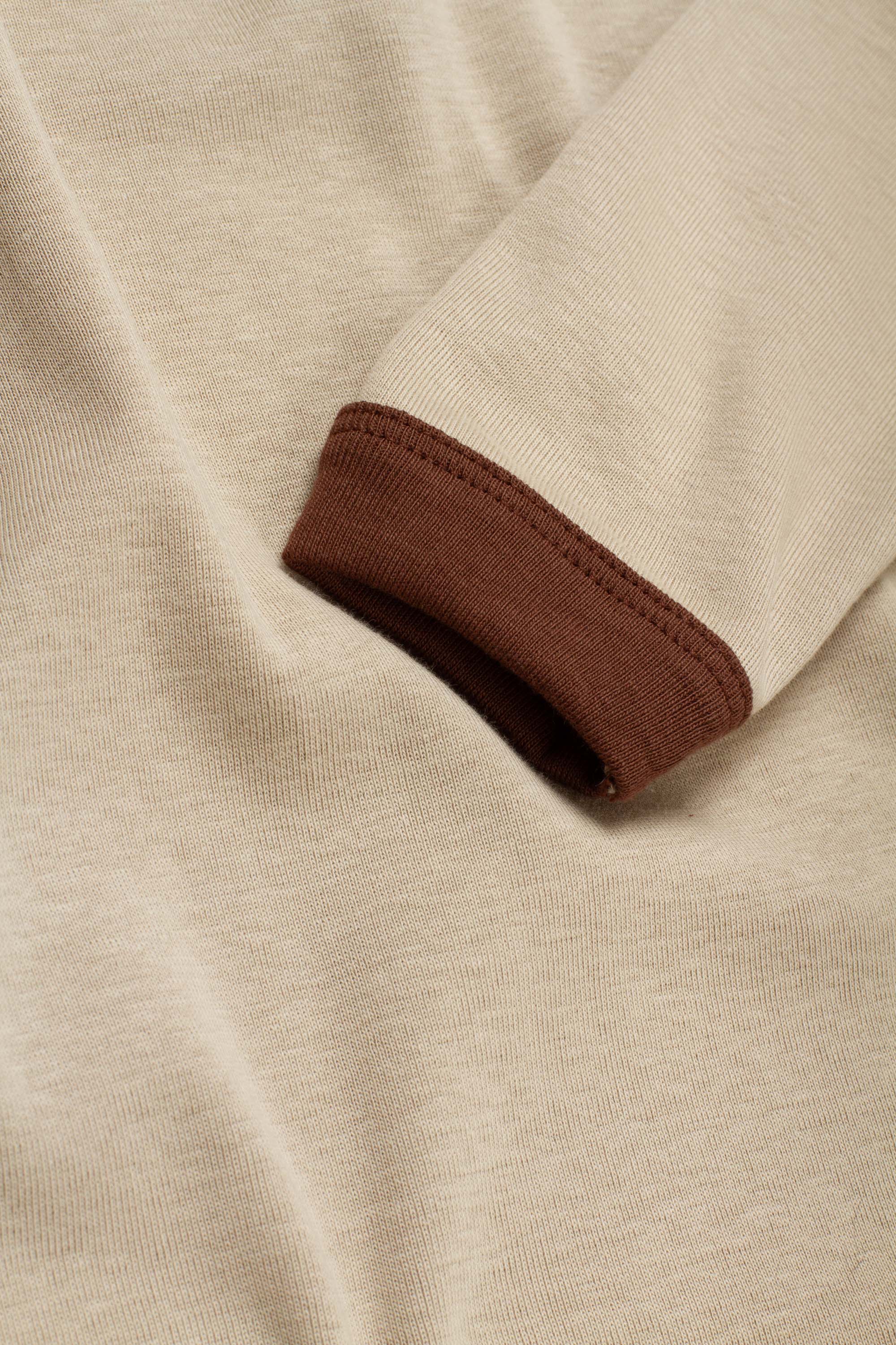 June Longsleeve Taupe/Brown