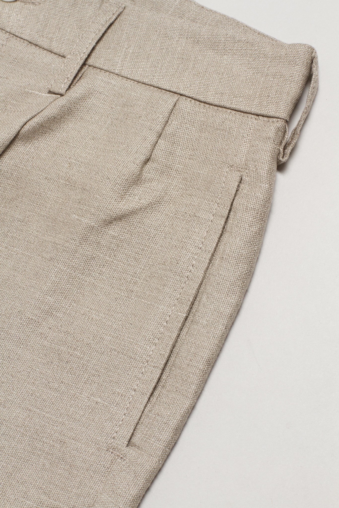 Kile Shorts Linen Undyed