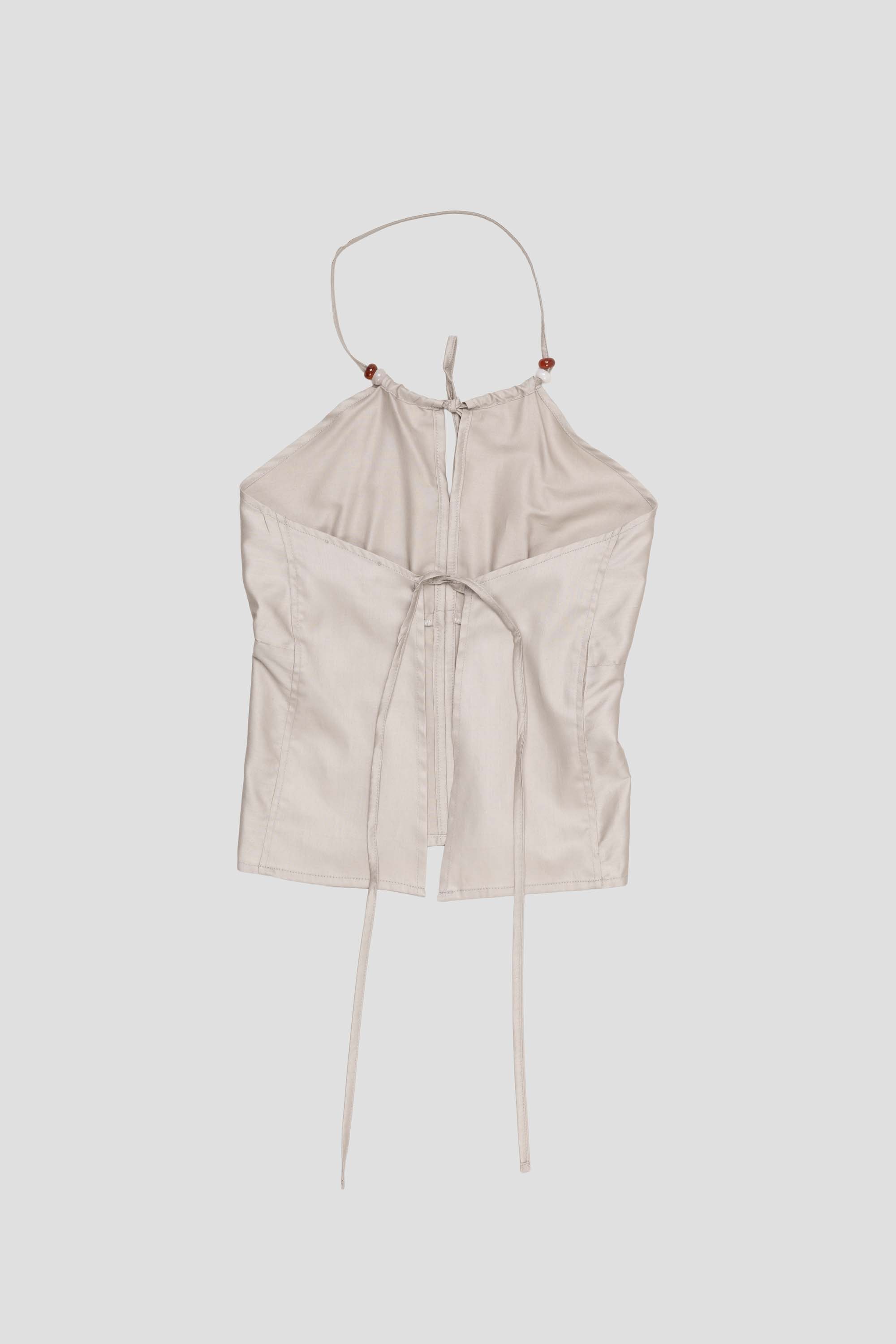 Sateen Halter Light Pink