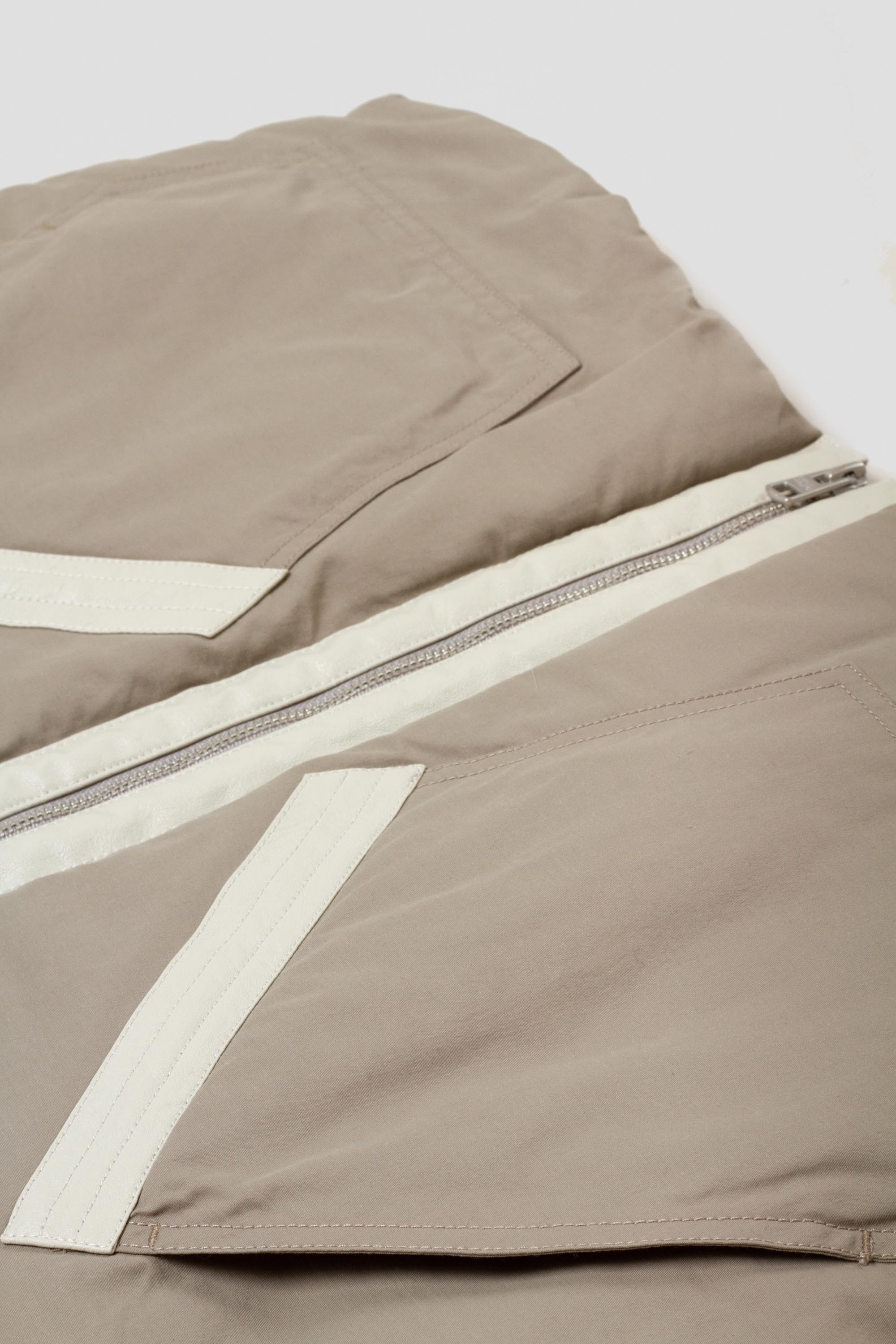 Patchwork Aviator Jacket Olive