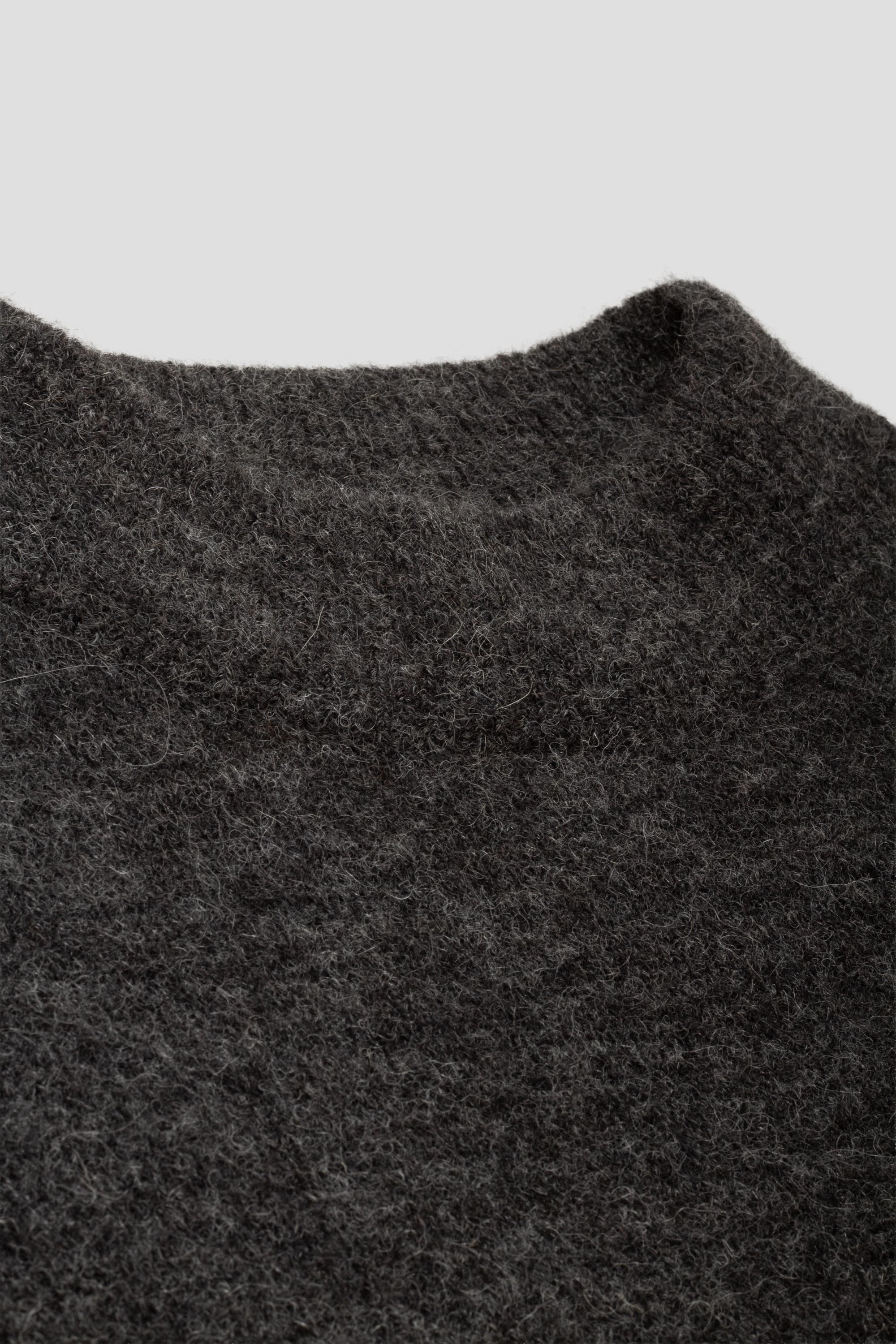 Aperto Turtle Sweater Black Melange