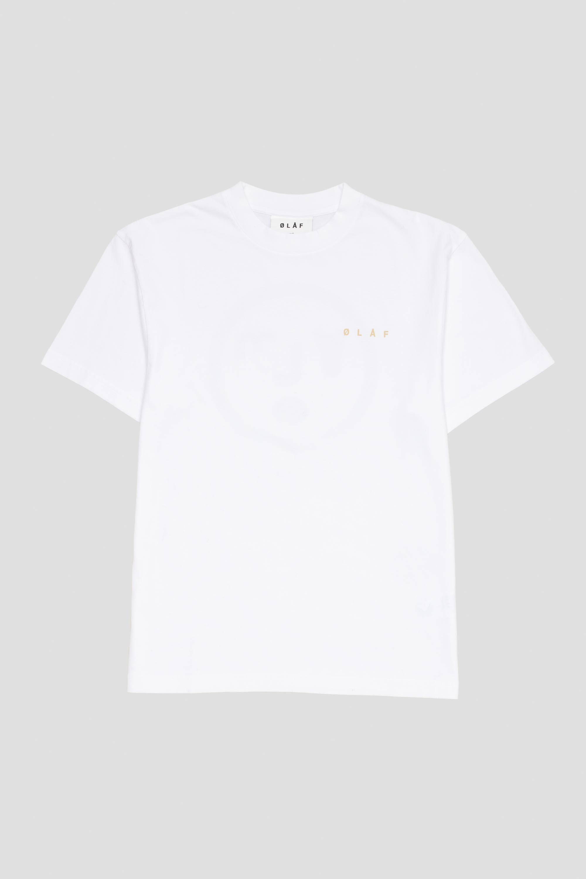 Lined Face Tee Optical White