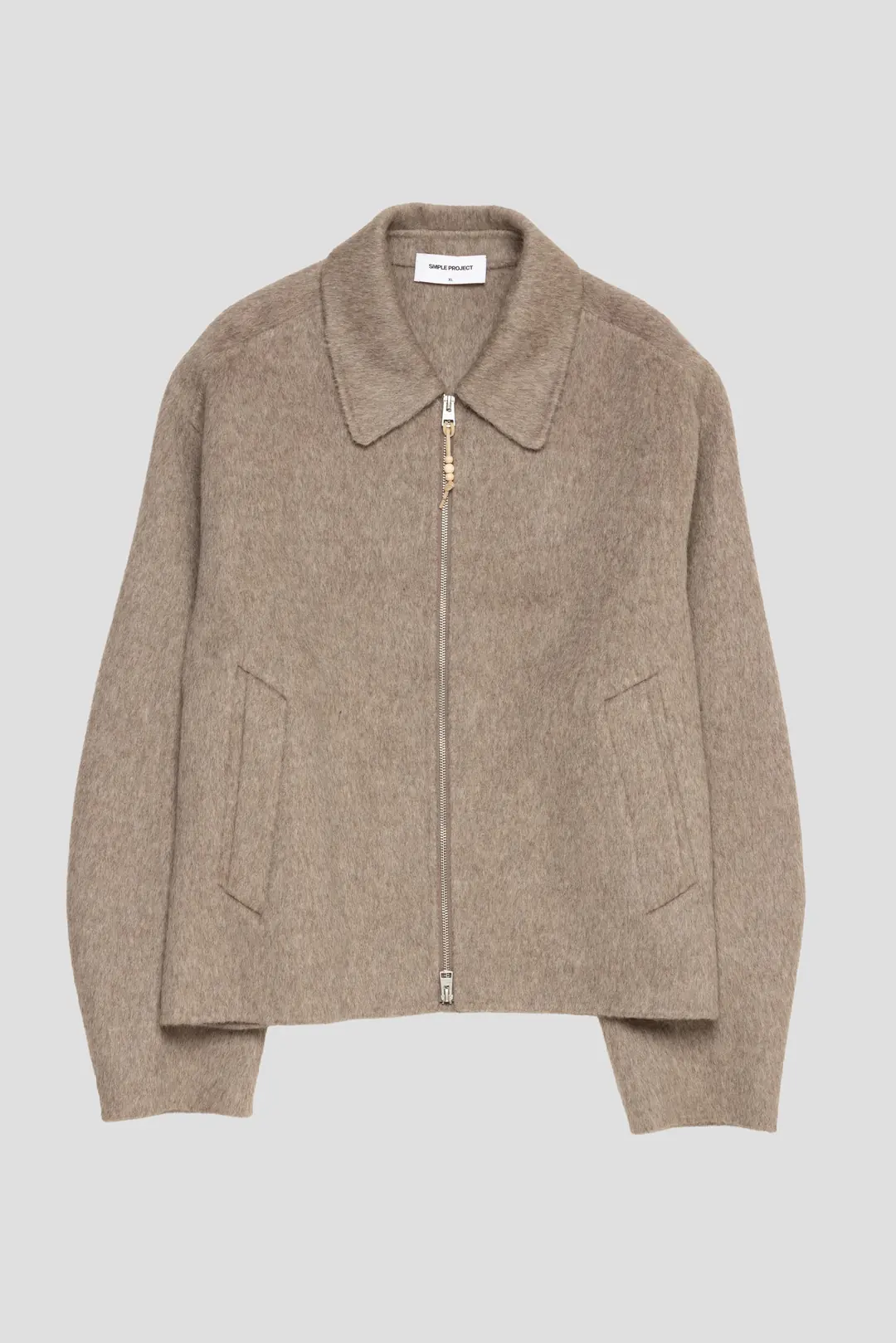 Simple ProjectDarted Wool Jacket Sand