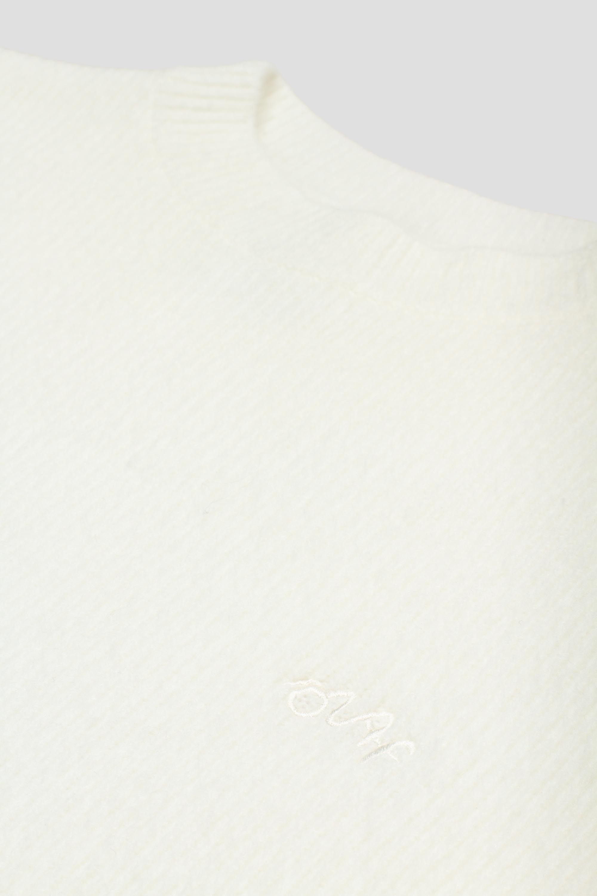 Signature Knitted Crewneck White