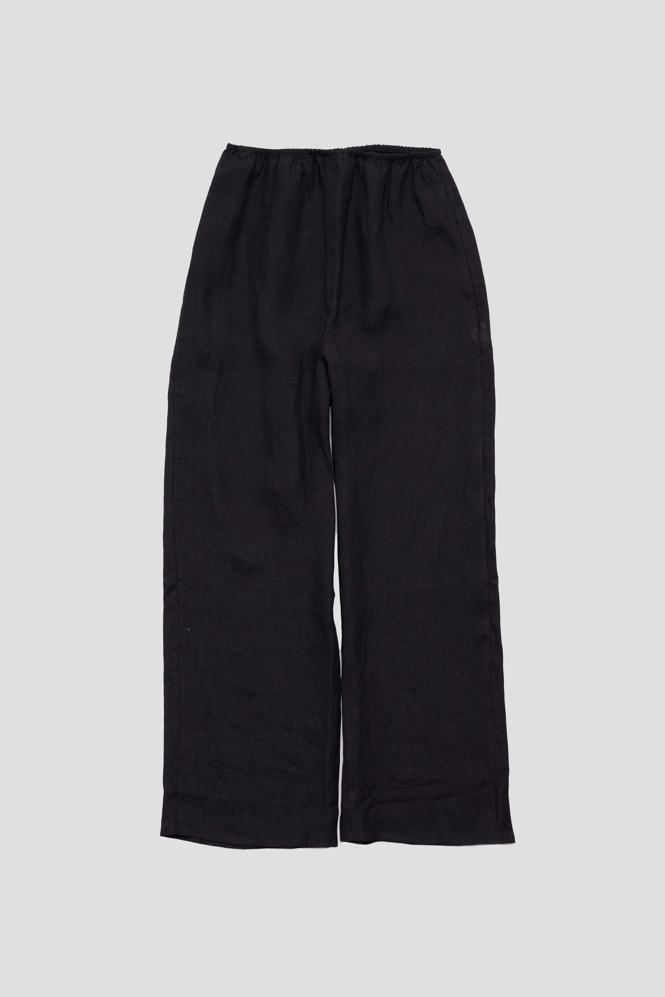 Stoa Pants Sheer Linen Black