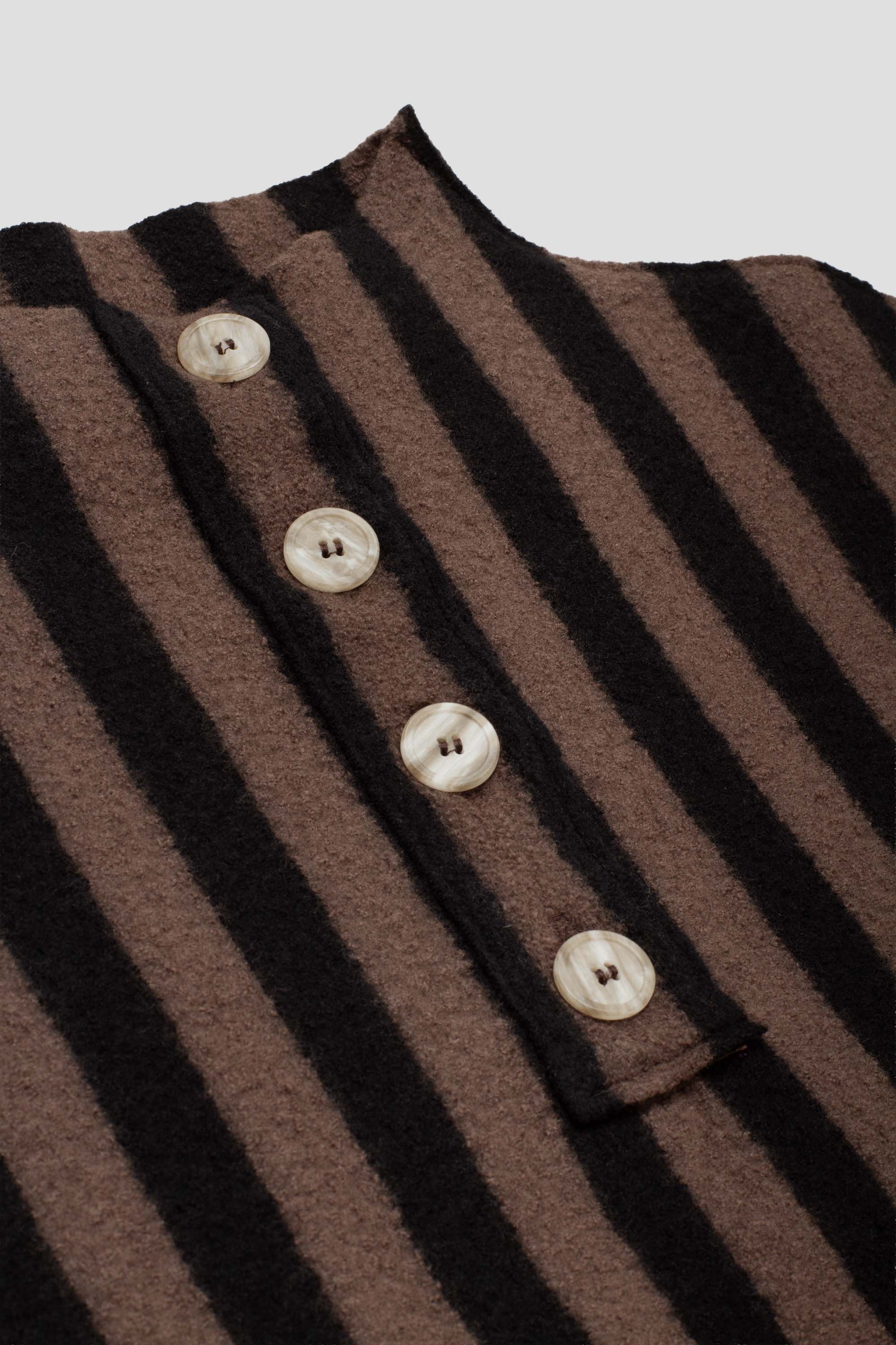 Shikai Polo Sweater Black/Espresso