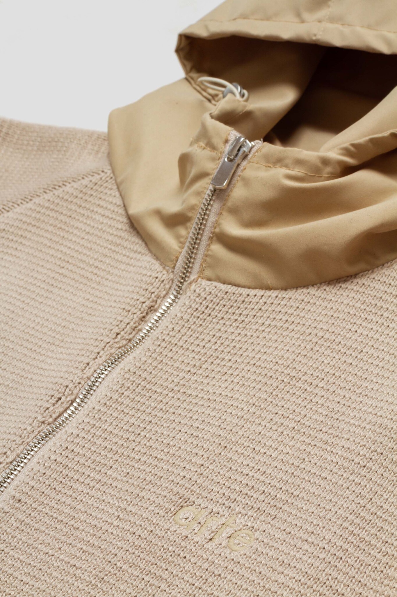 Kole Knit Hoodie Cream