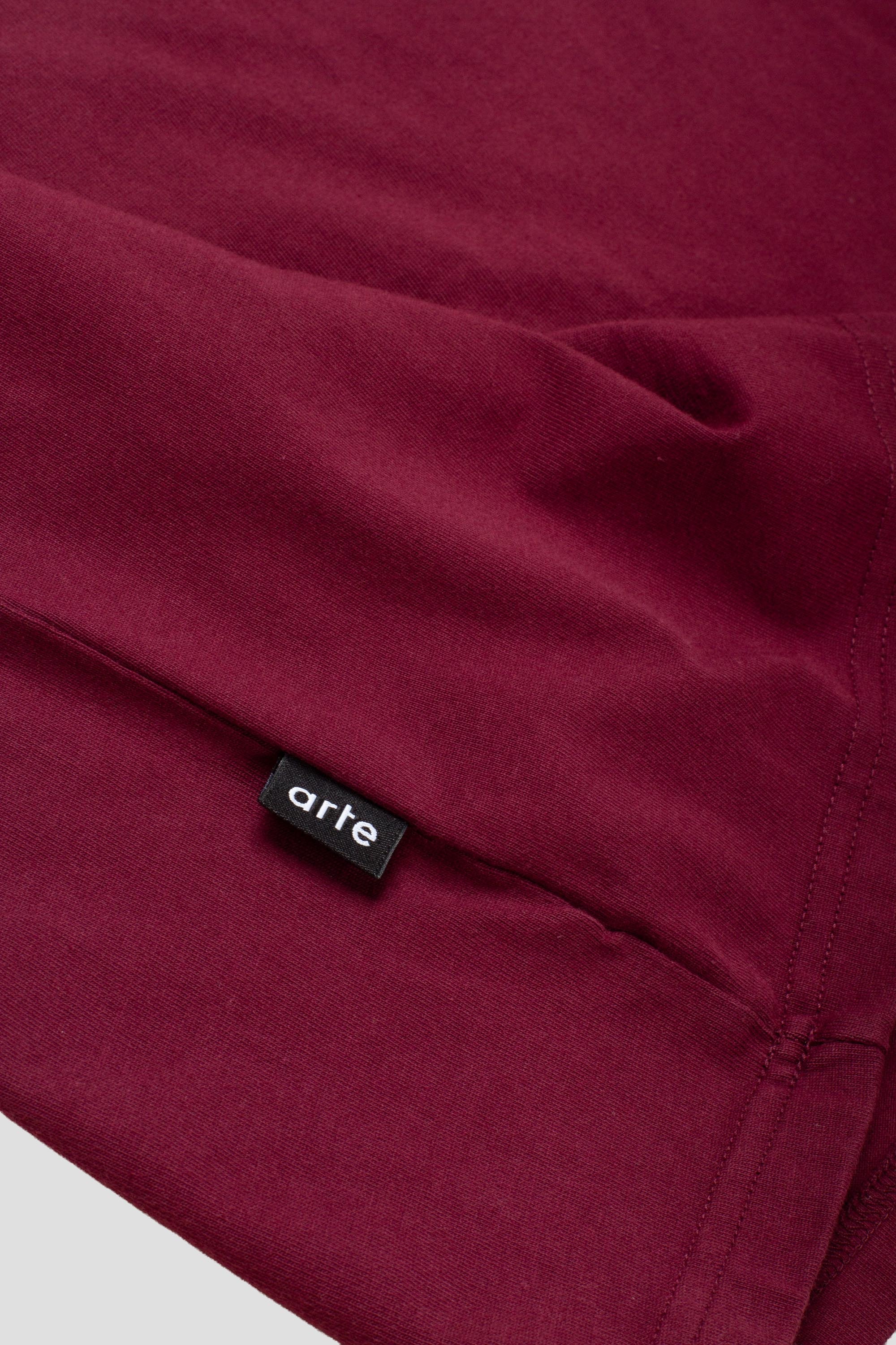 Eye Print T-Shirt Bordeaux