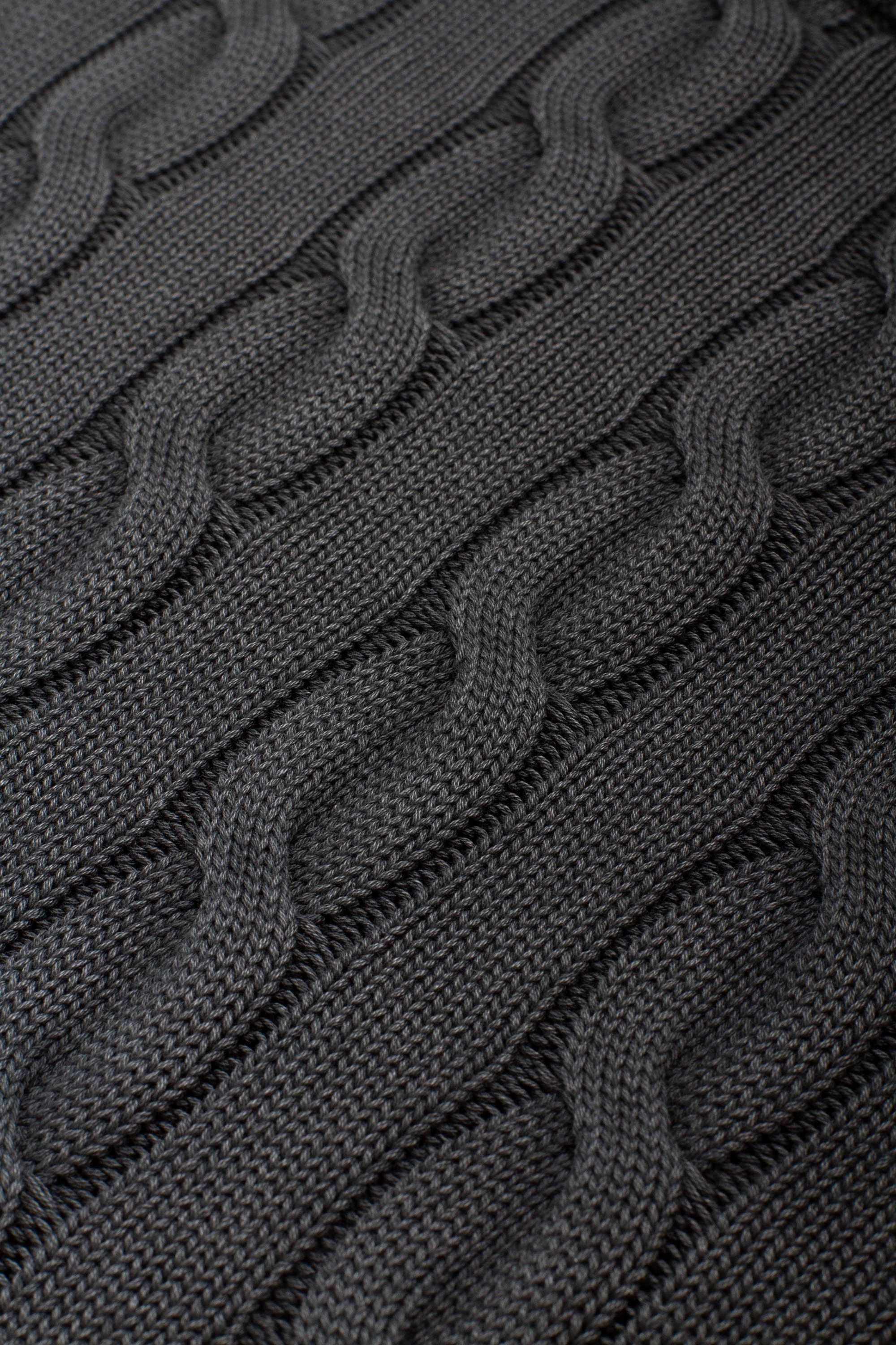 Carter Sweater Black Garment Dyed