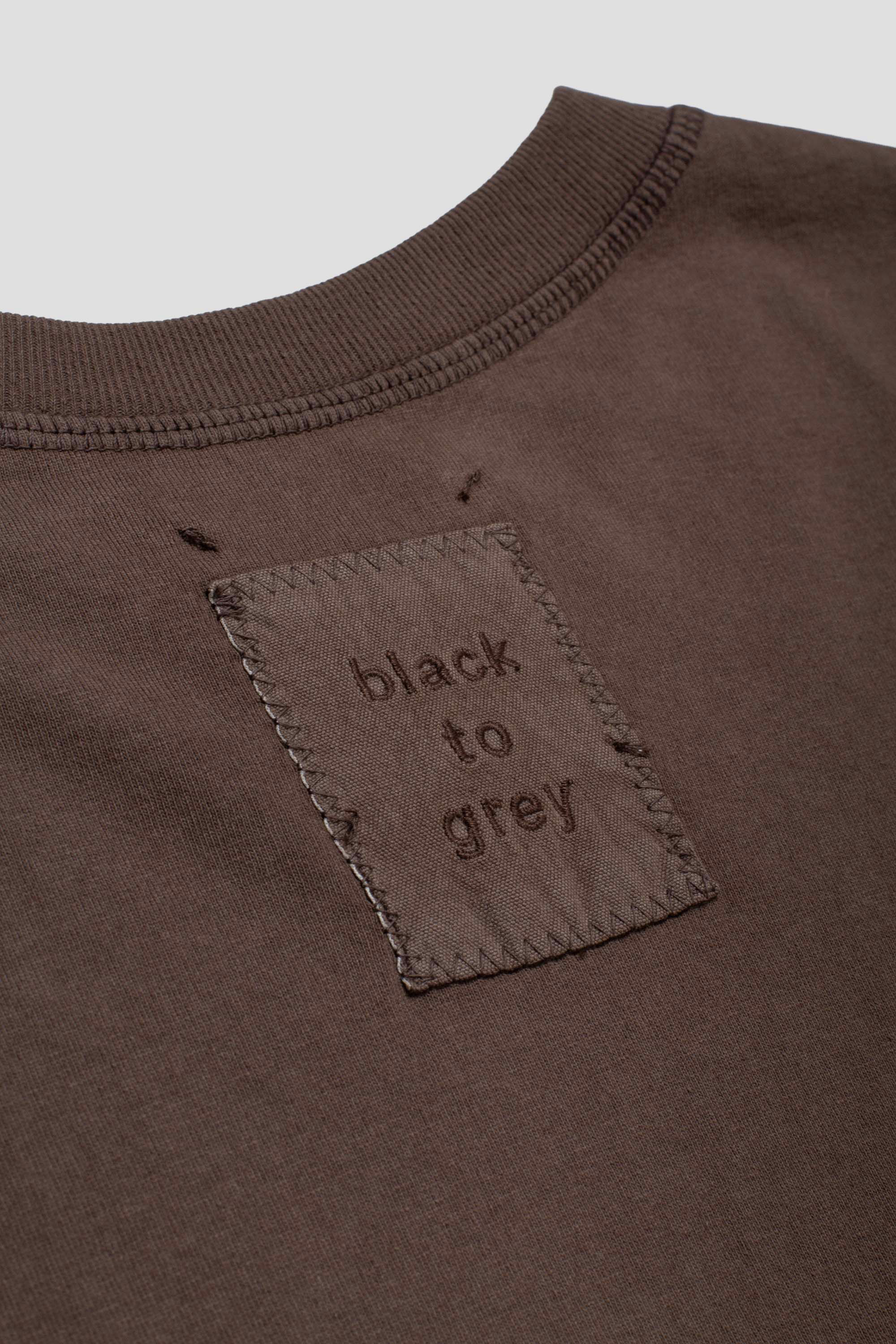 Garment Dyed Top Brown