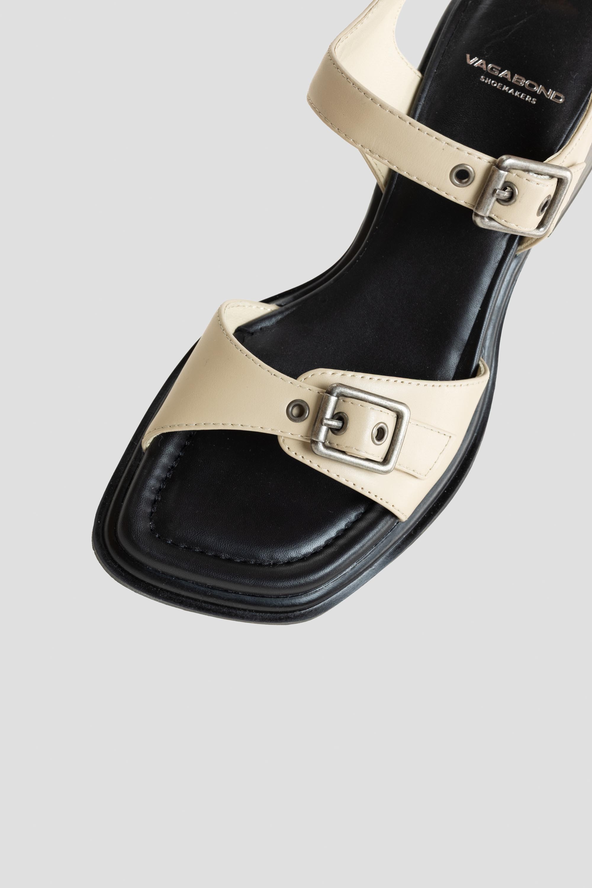 Ines Heeled Sandals Cream