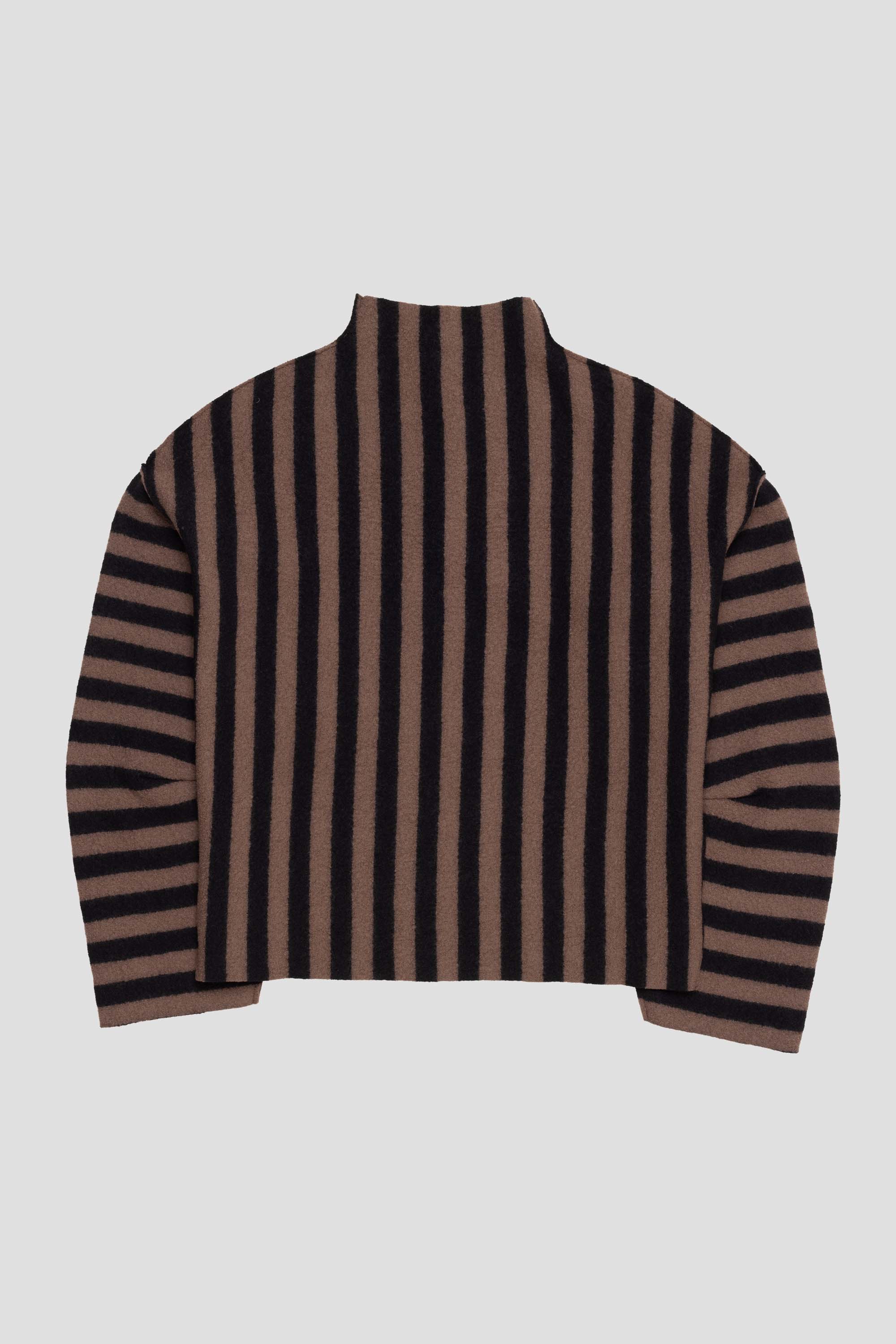 Shikai Polo Sweater Black/Espresso