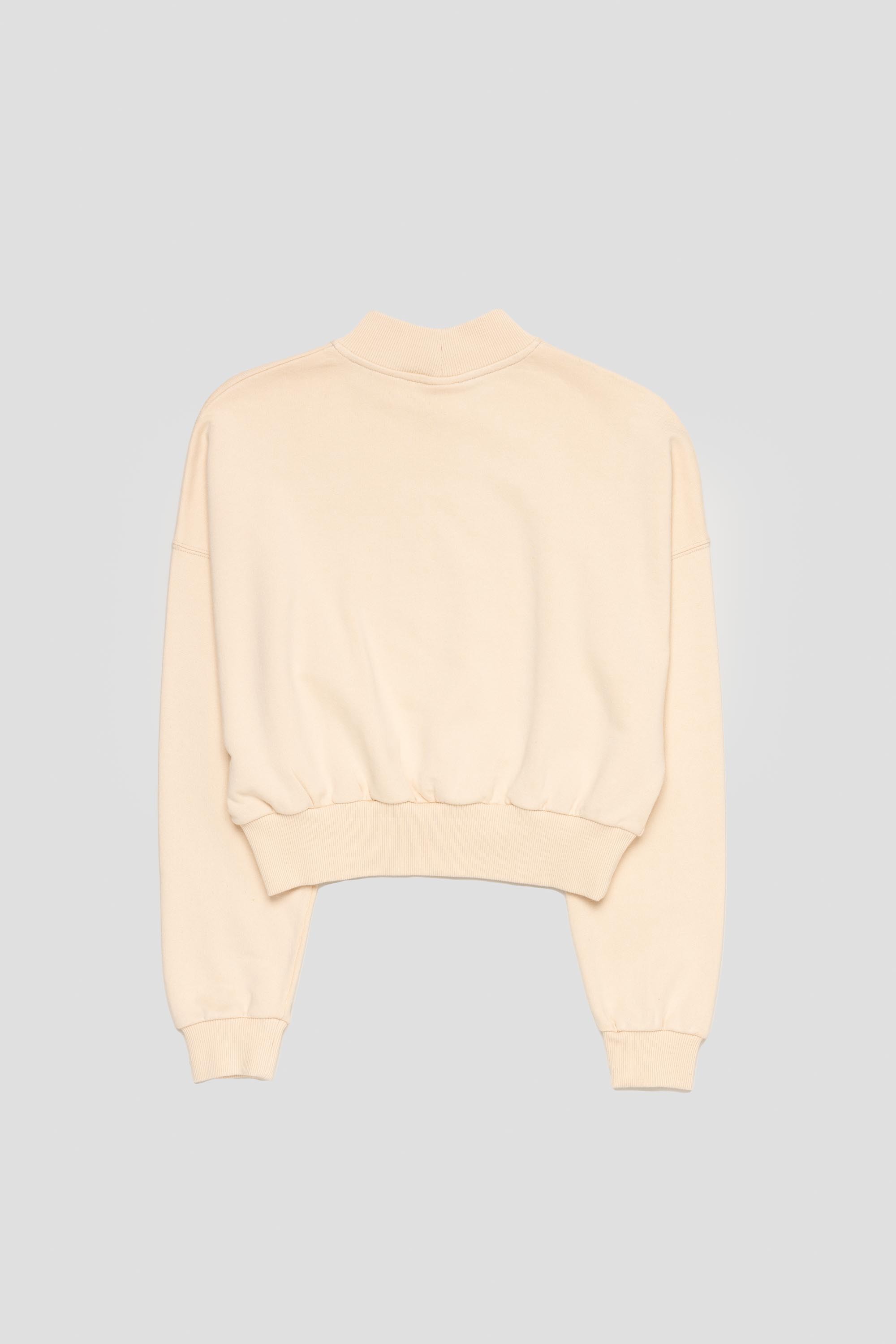 Pia Funnel Neck Sweatshirt Beige