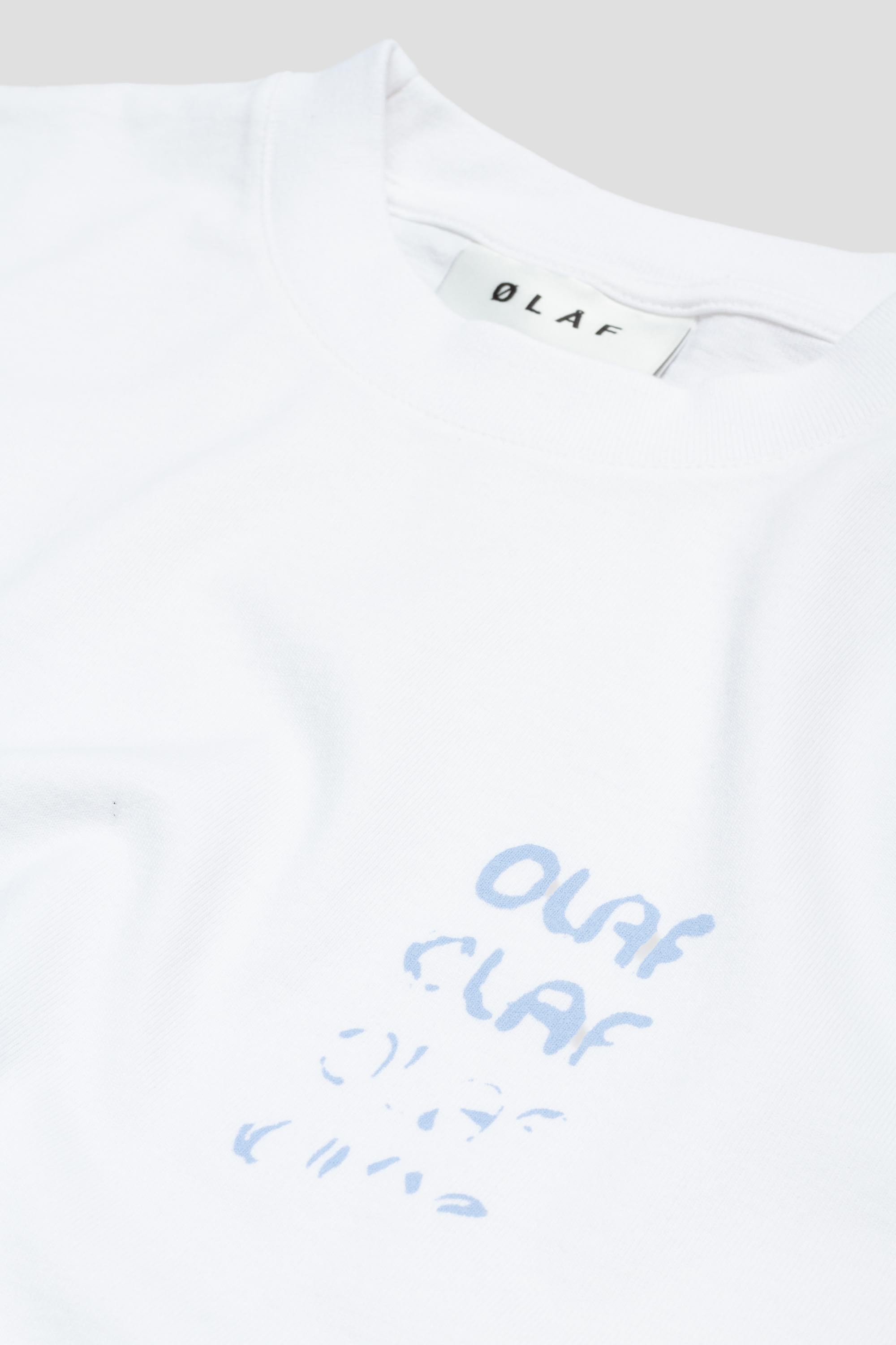 Spray Graphic Tee Optical White