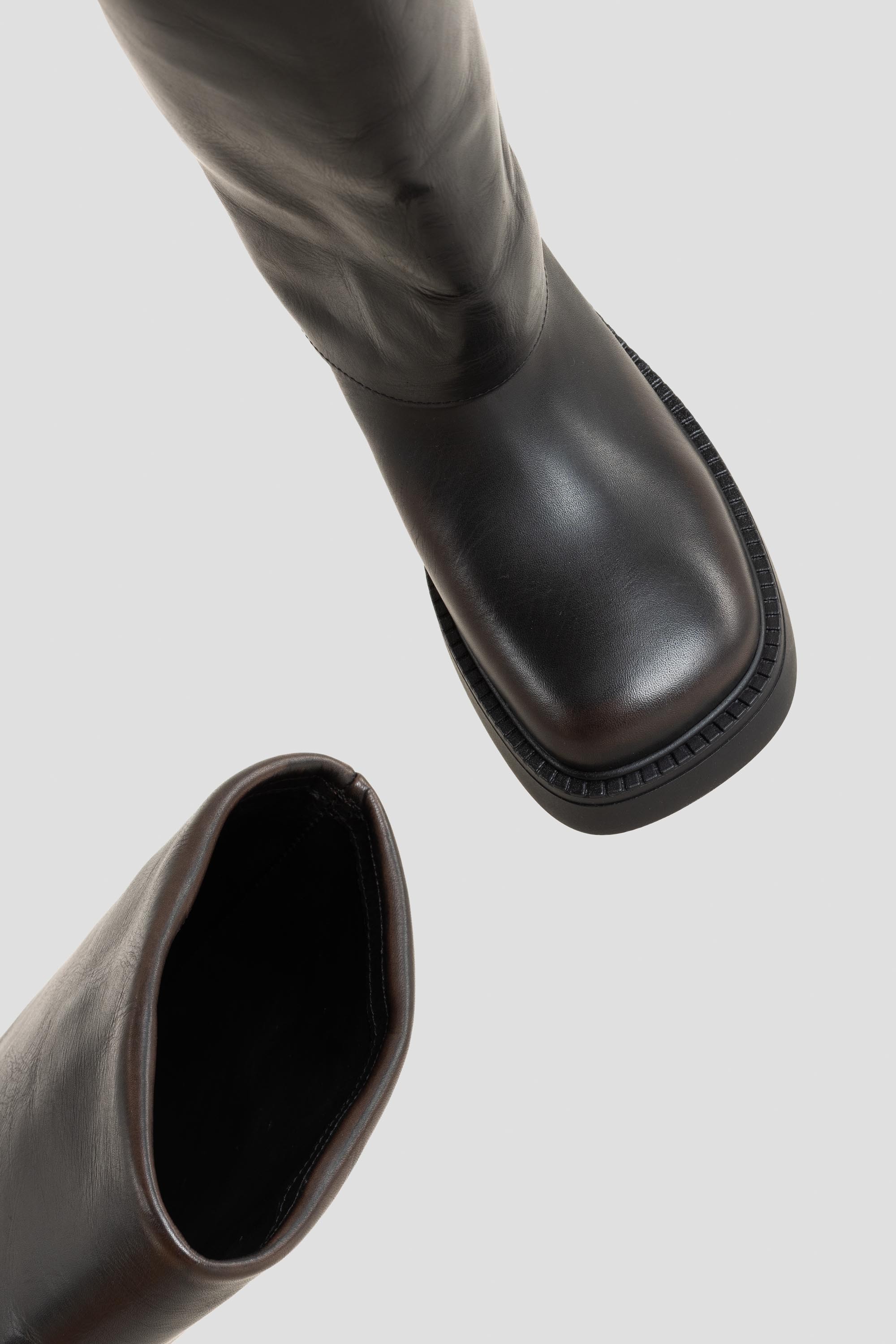 Leala Tall Boots Brushed Brown