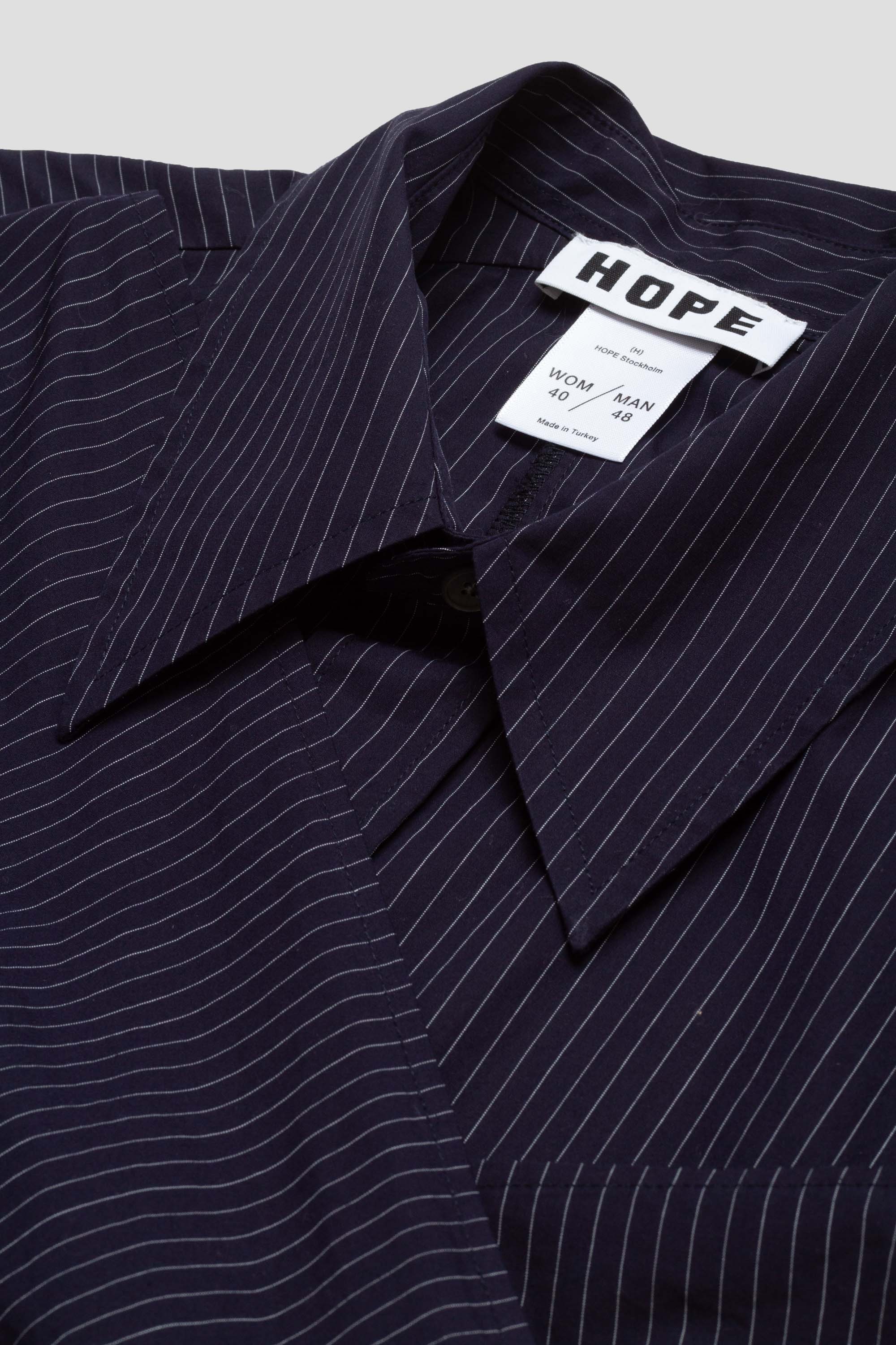 Twisted Top Dark Navy Pinstripe