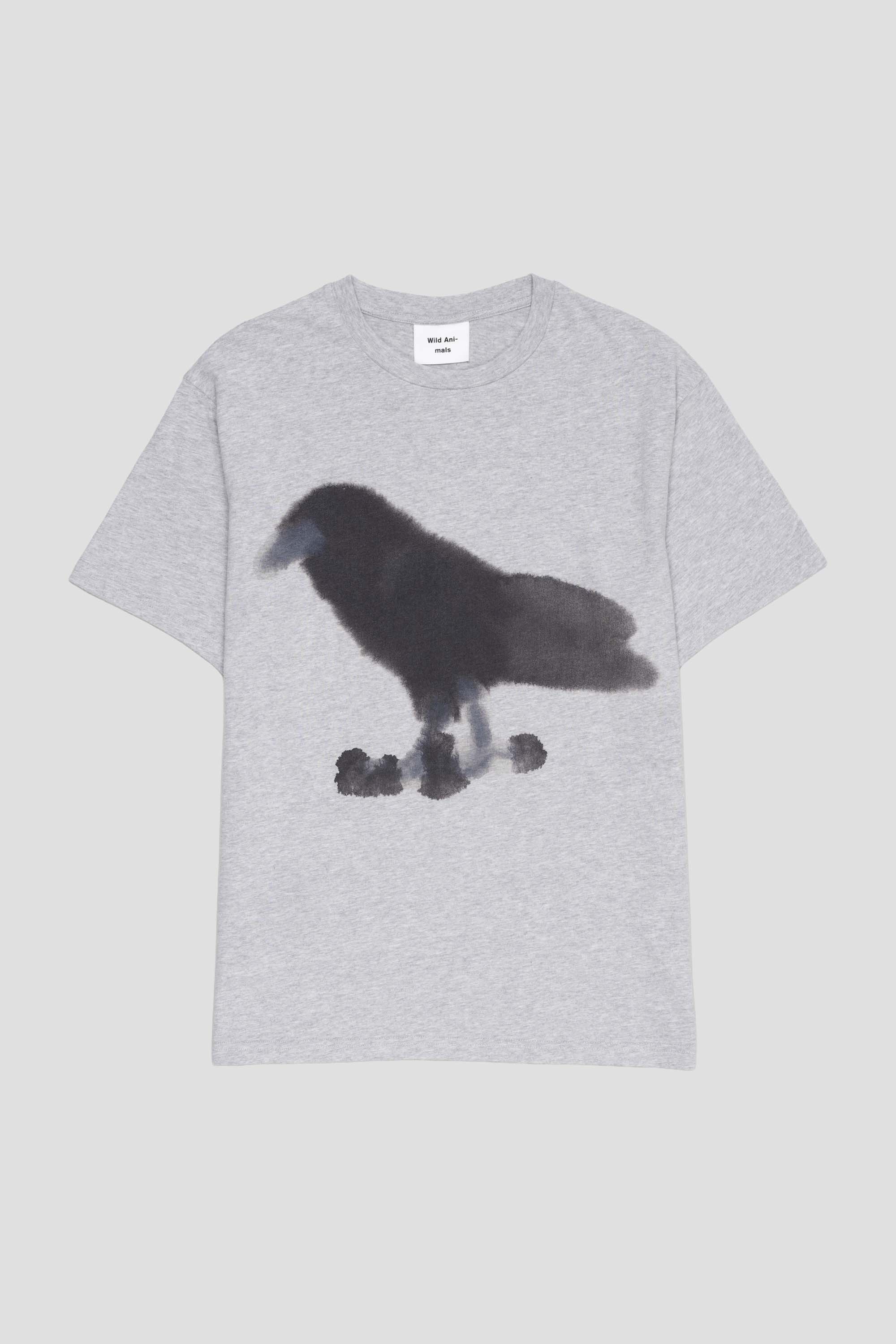 Crow T-Shirt Grey