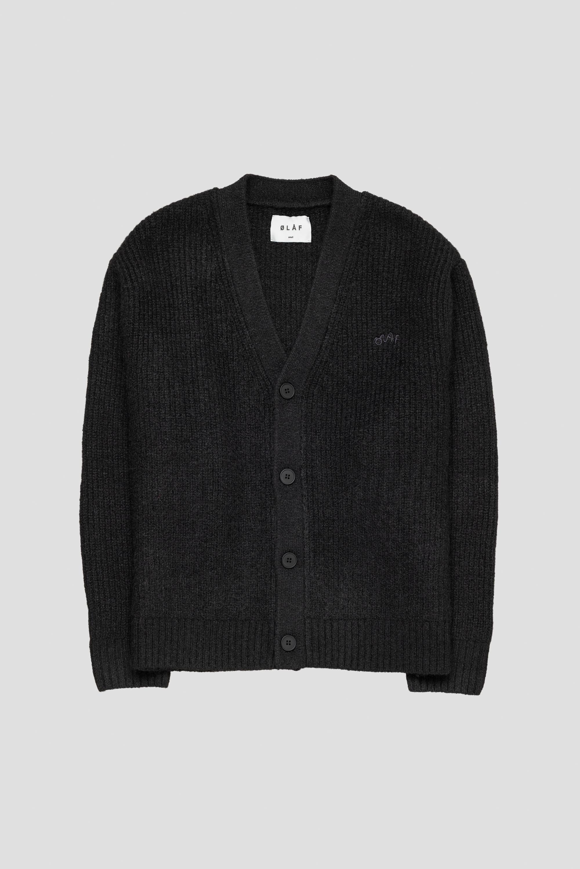 Signature Knitted Cardigan Black