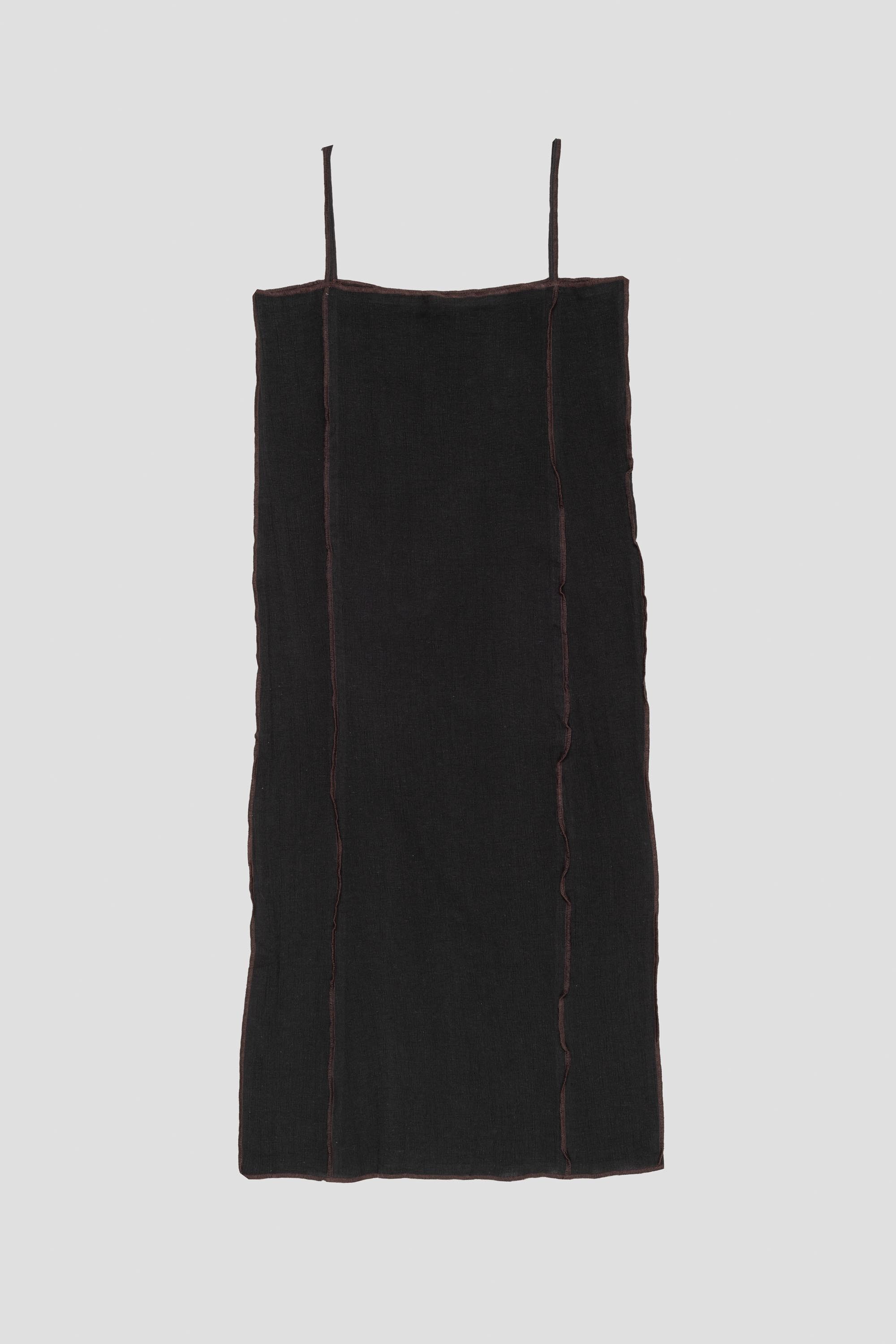 Shok Slip Dress Black/Brown