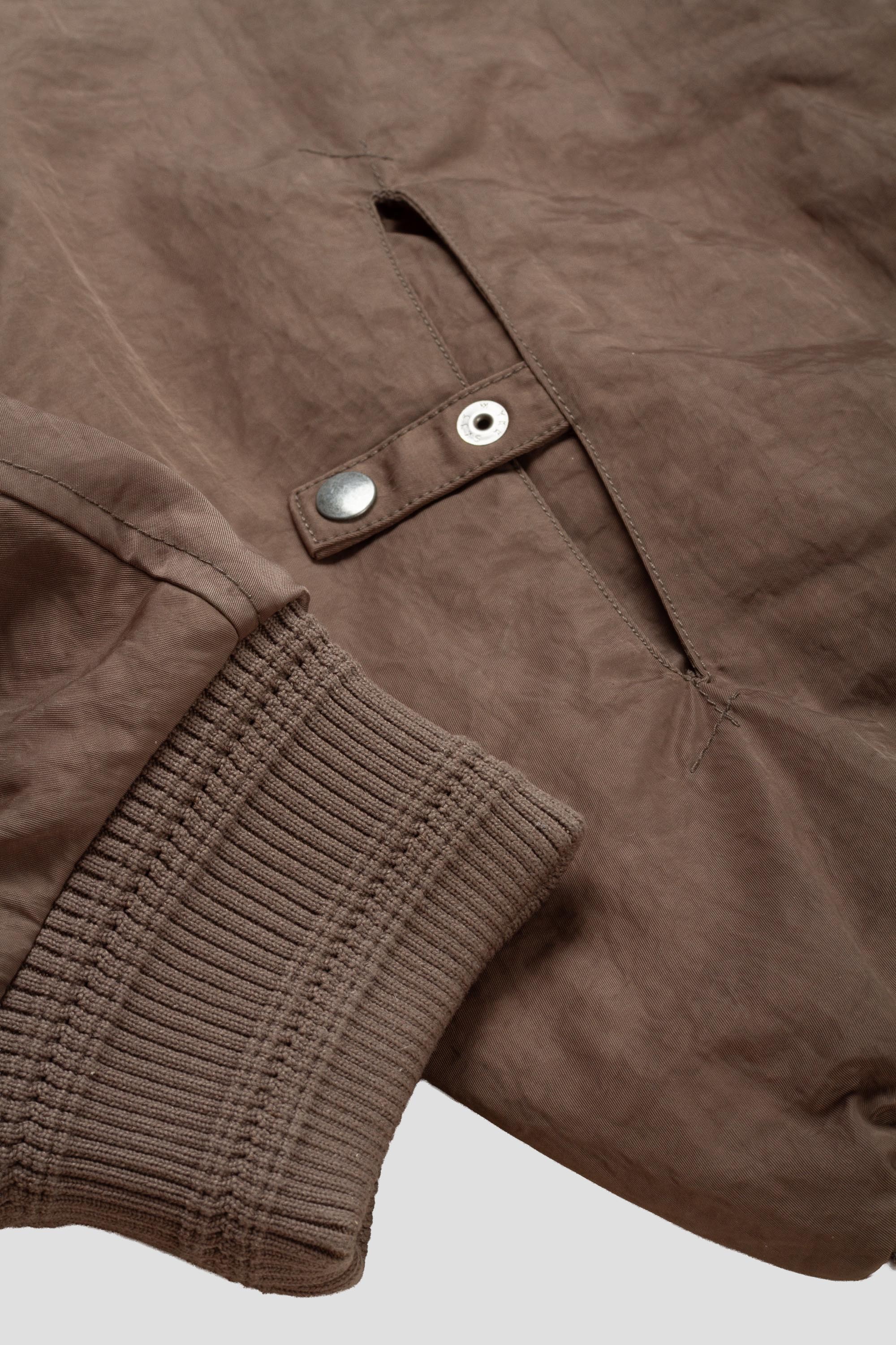 Mohair Collar Bomber Chestnut