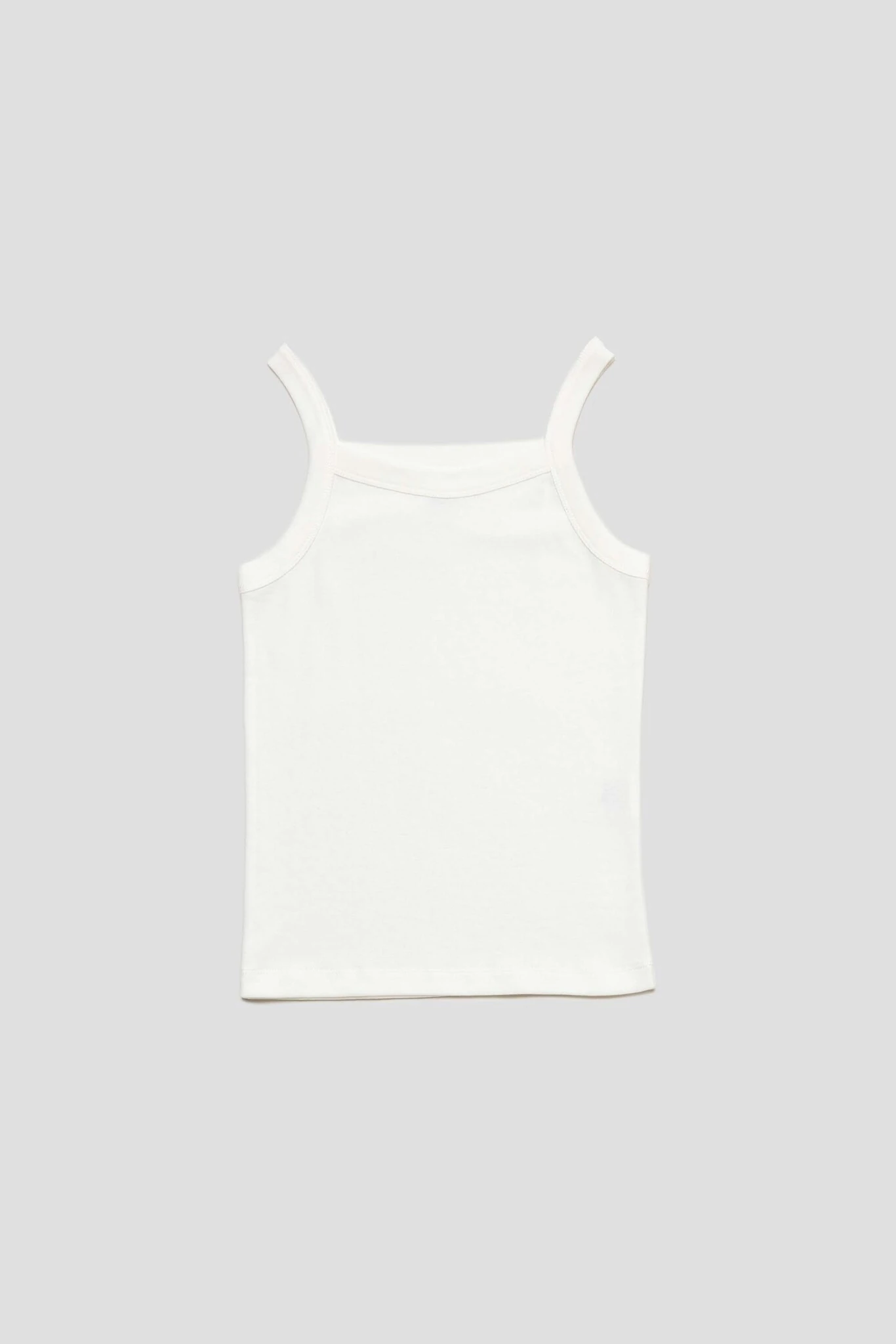 June Fitted Camisole Off White