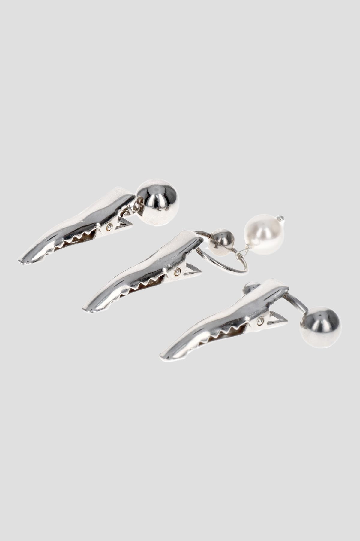 Gabi Hair Clip Set Palladium