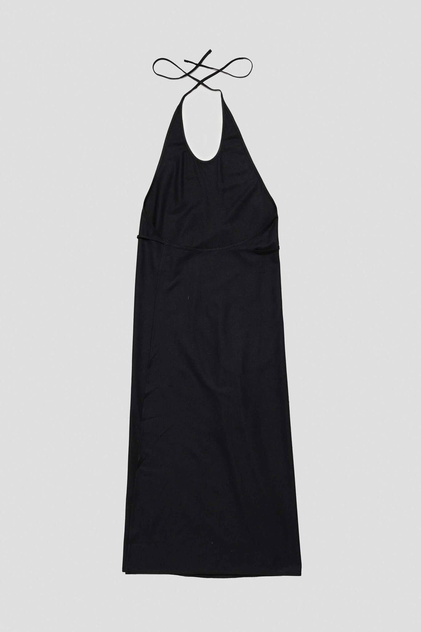 Apron Dress Wild Silk Black