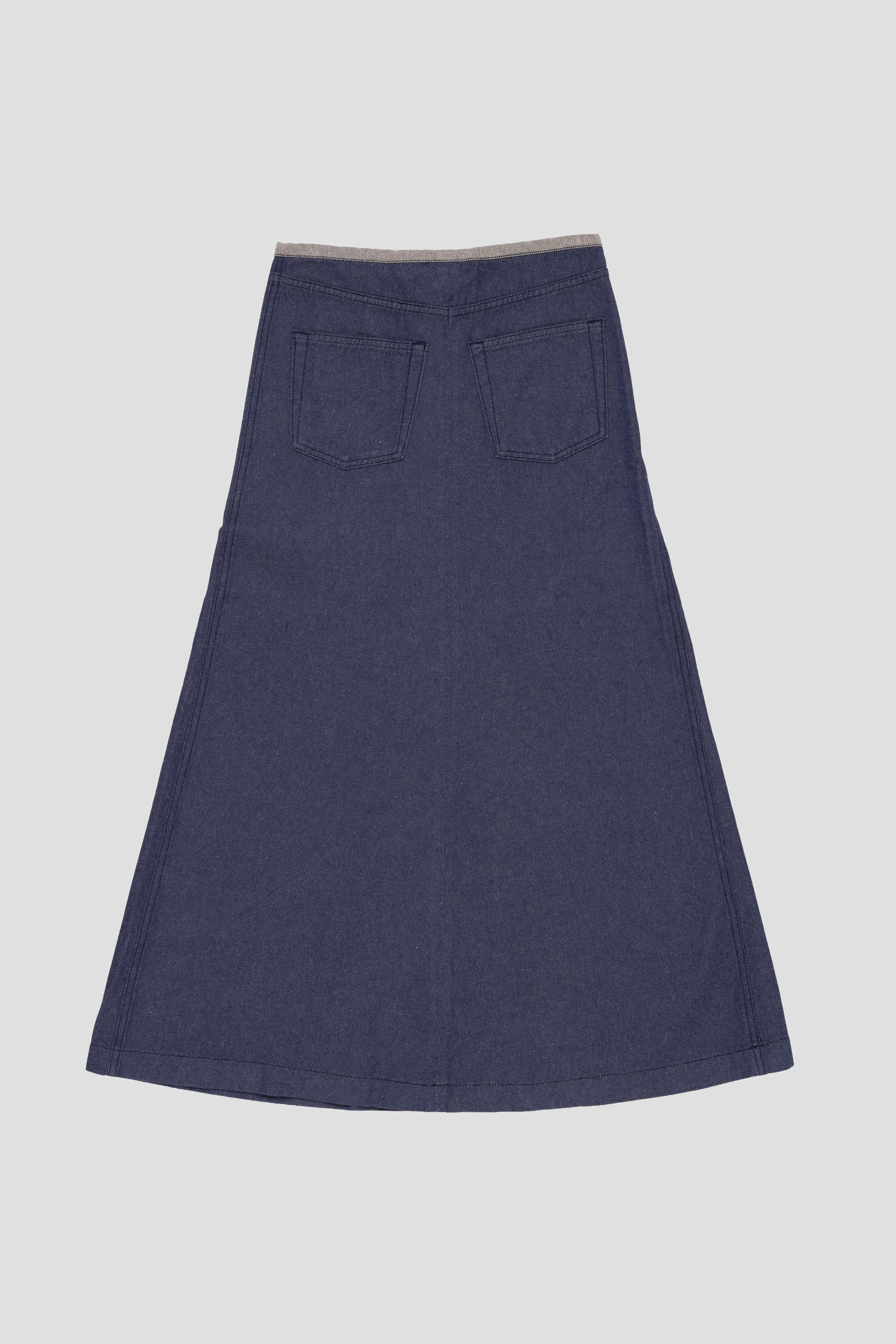 Arthur Skirt Recycled Indigo