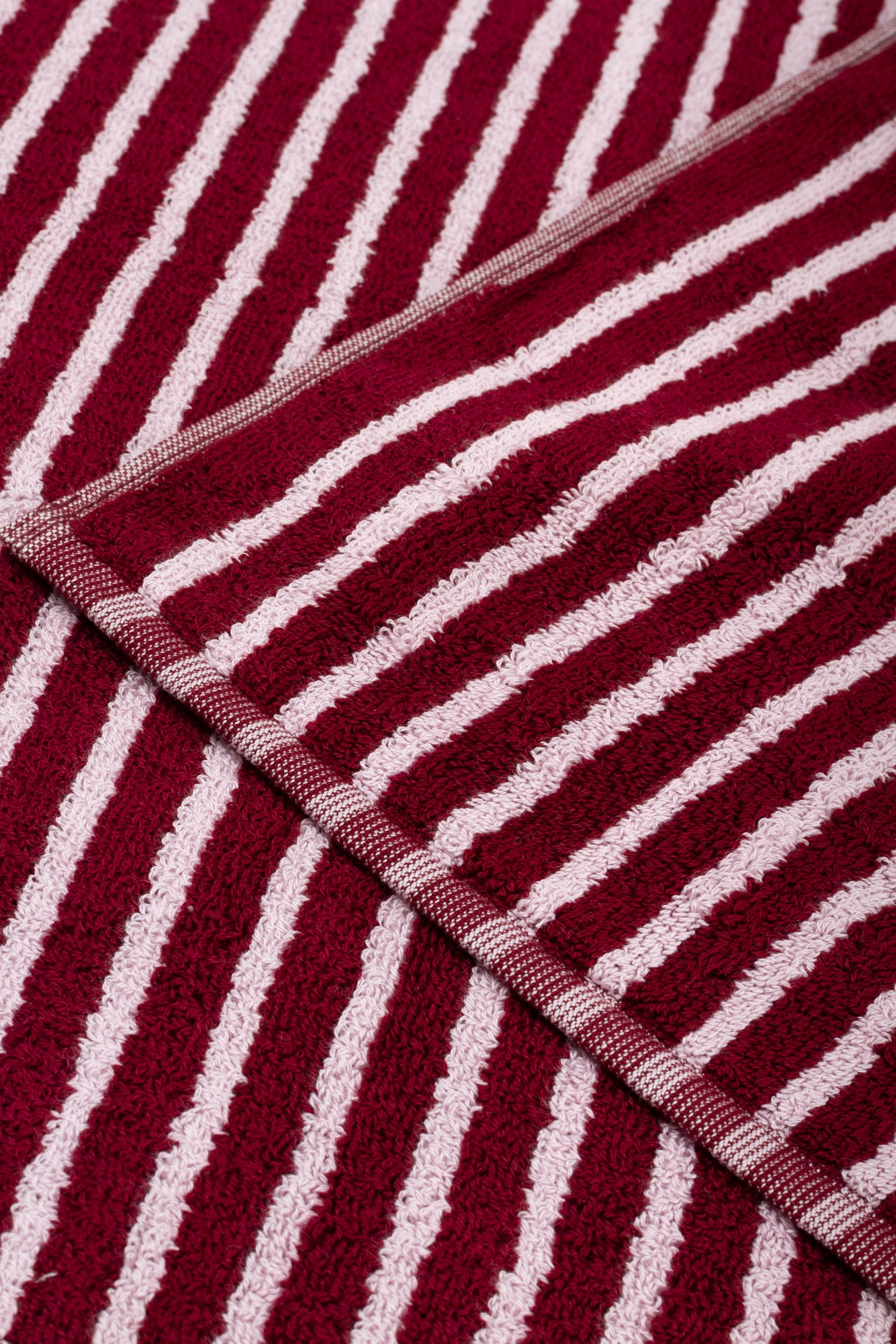 Terry Towel Hand Towel Red&Rose